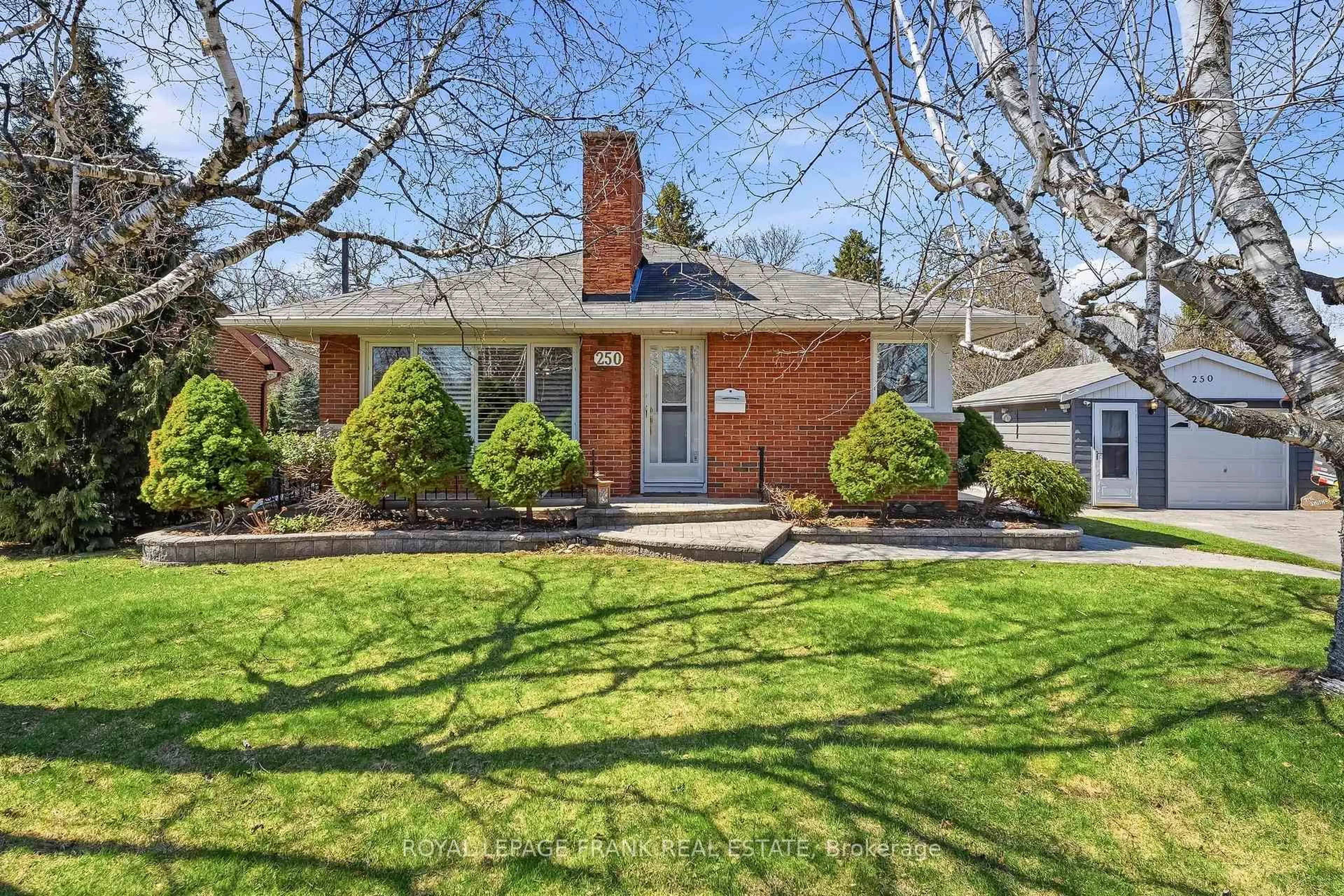 Home with brick exterior material, street for 250 Meadow Rd, Whitby Ontario L1N 3K2