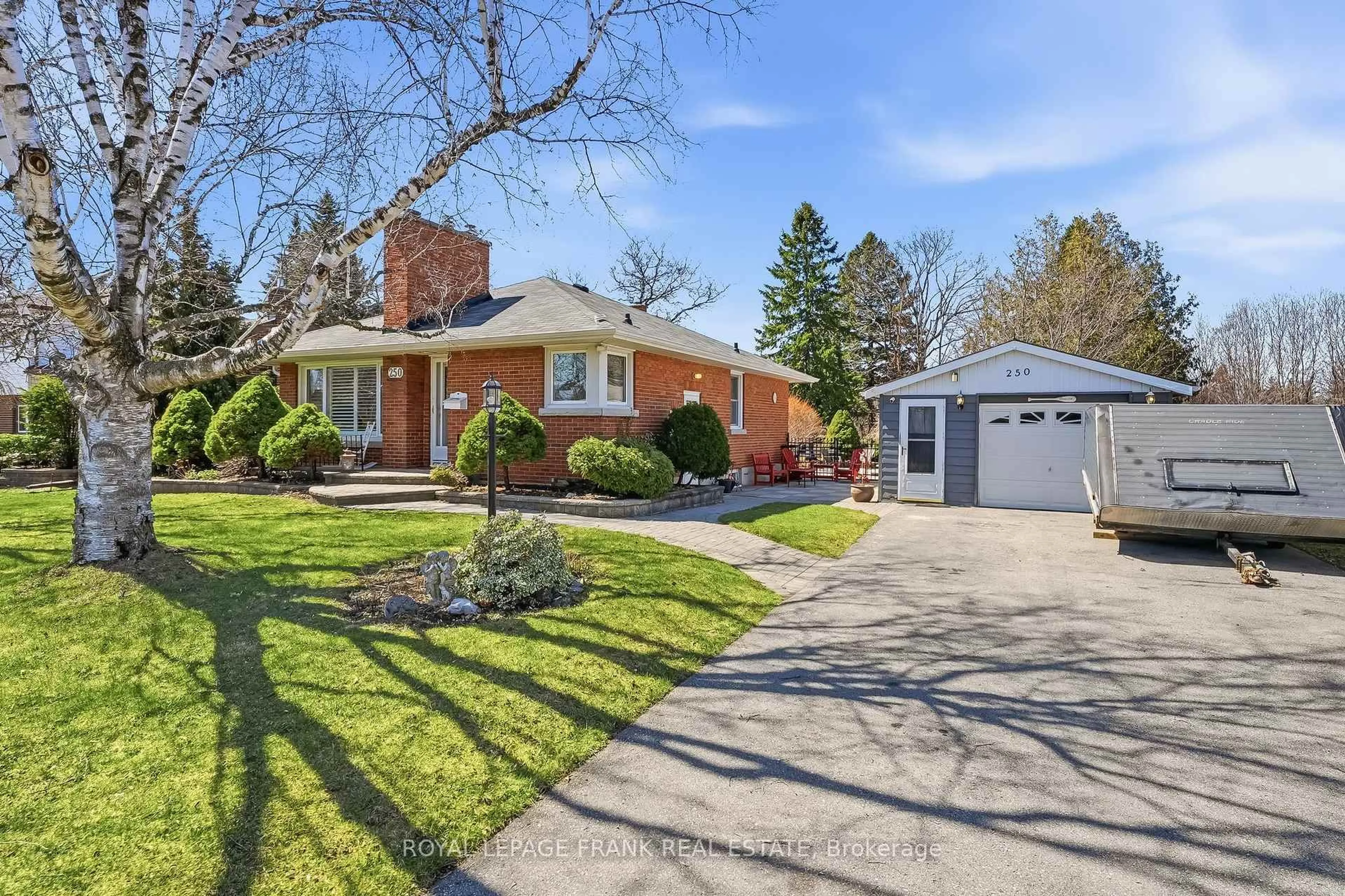 Home with brick exterior material, street for 250 Meadow Rd, Whitby Ontario L1N 3K2