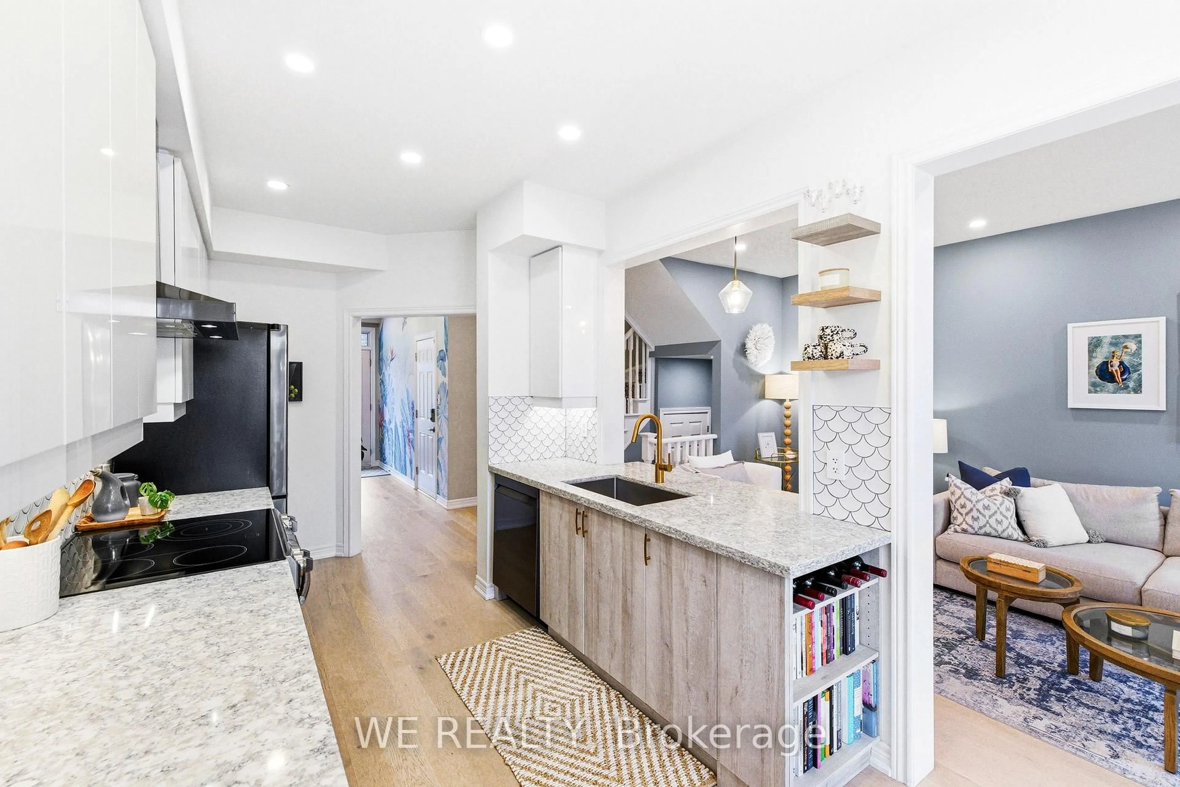 Open concept kitchen, unknown for 1911 Calvington Dr, Pickering Ontario L1V 0B3