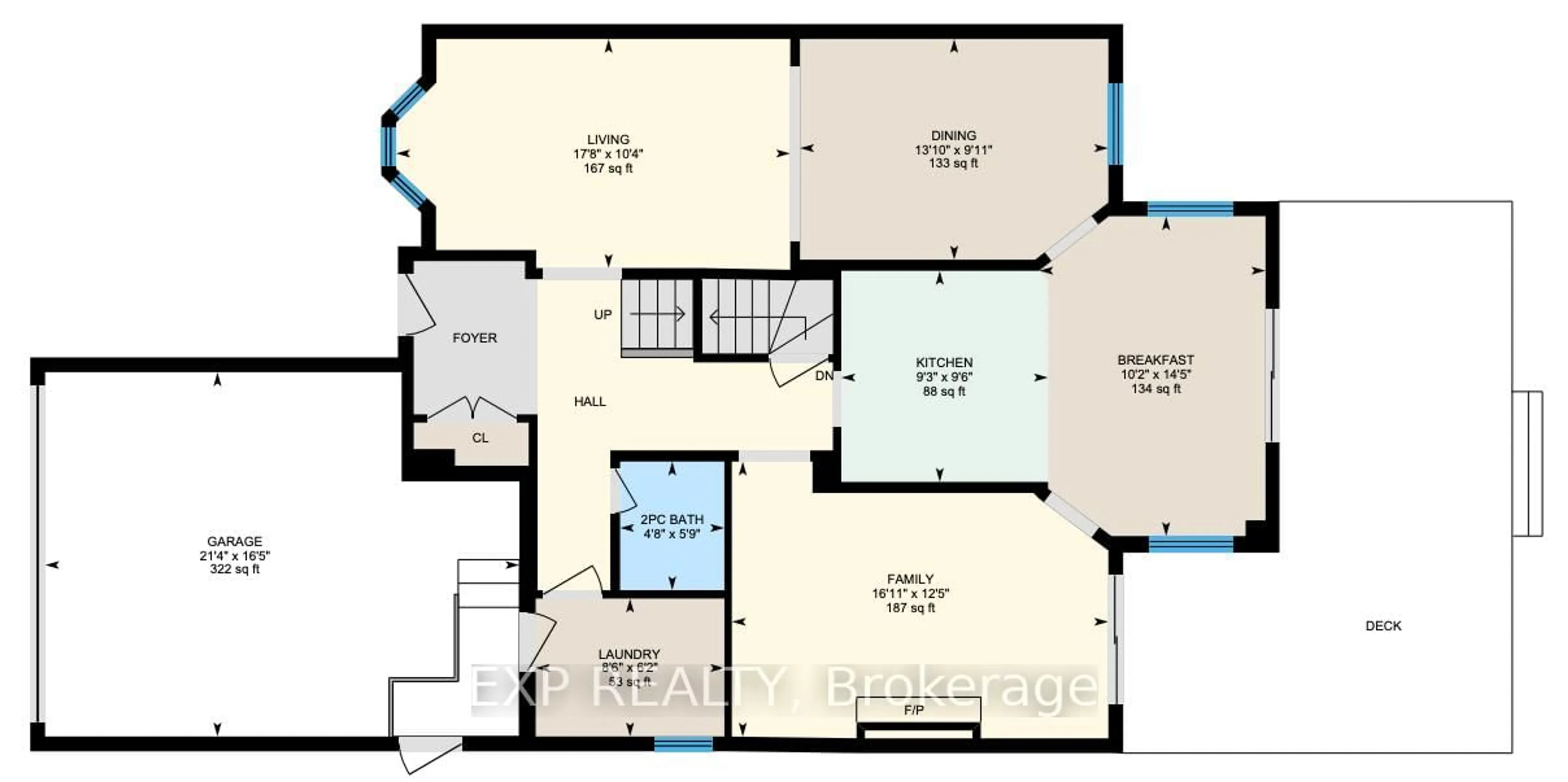 Floor plan for 1067 Maury Cres, Pickering Ontario L1X 1R4