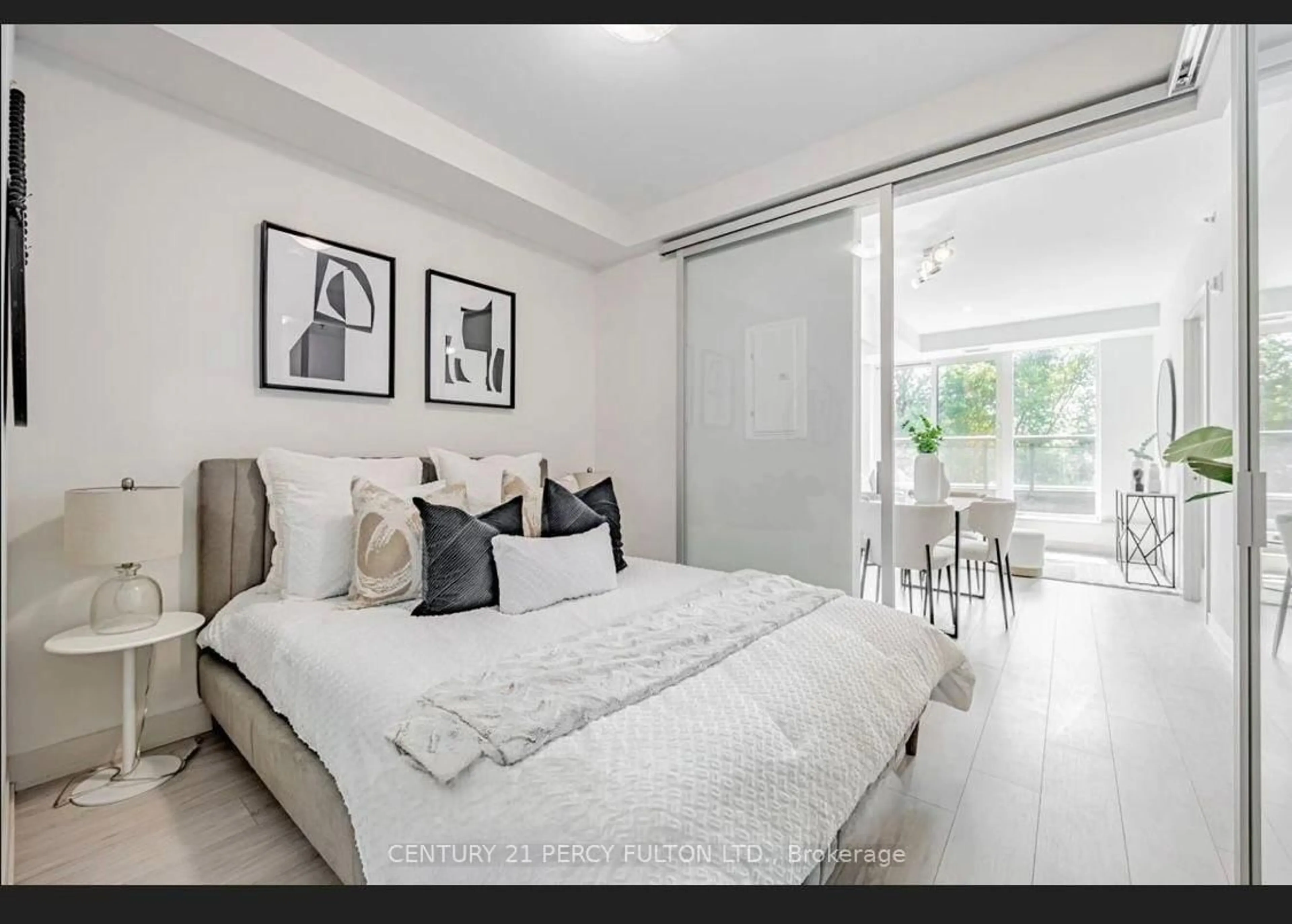 Bedroom with bed, unknown for 90 Glen Everest Rd #318, Toronto Ontario M1N 1T7