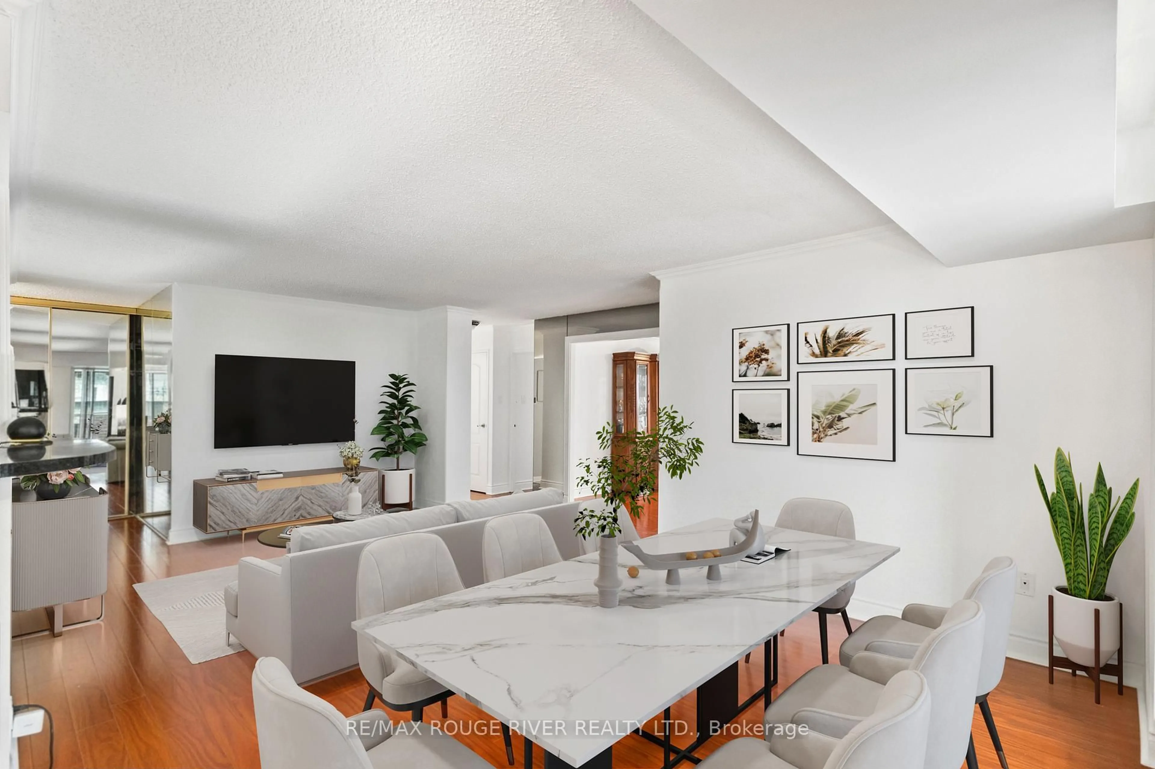 Living room with furniture, unknown for 40 Chichester Pl #804, Toronto Ontario M1T 3R6