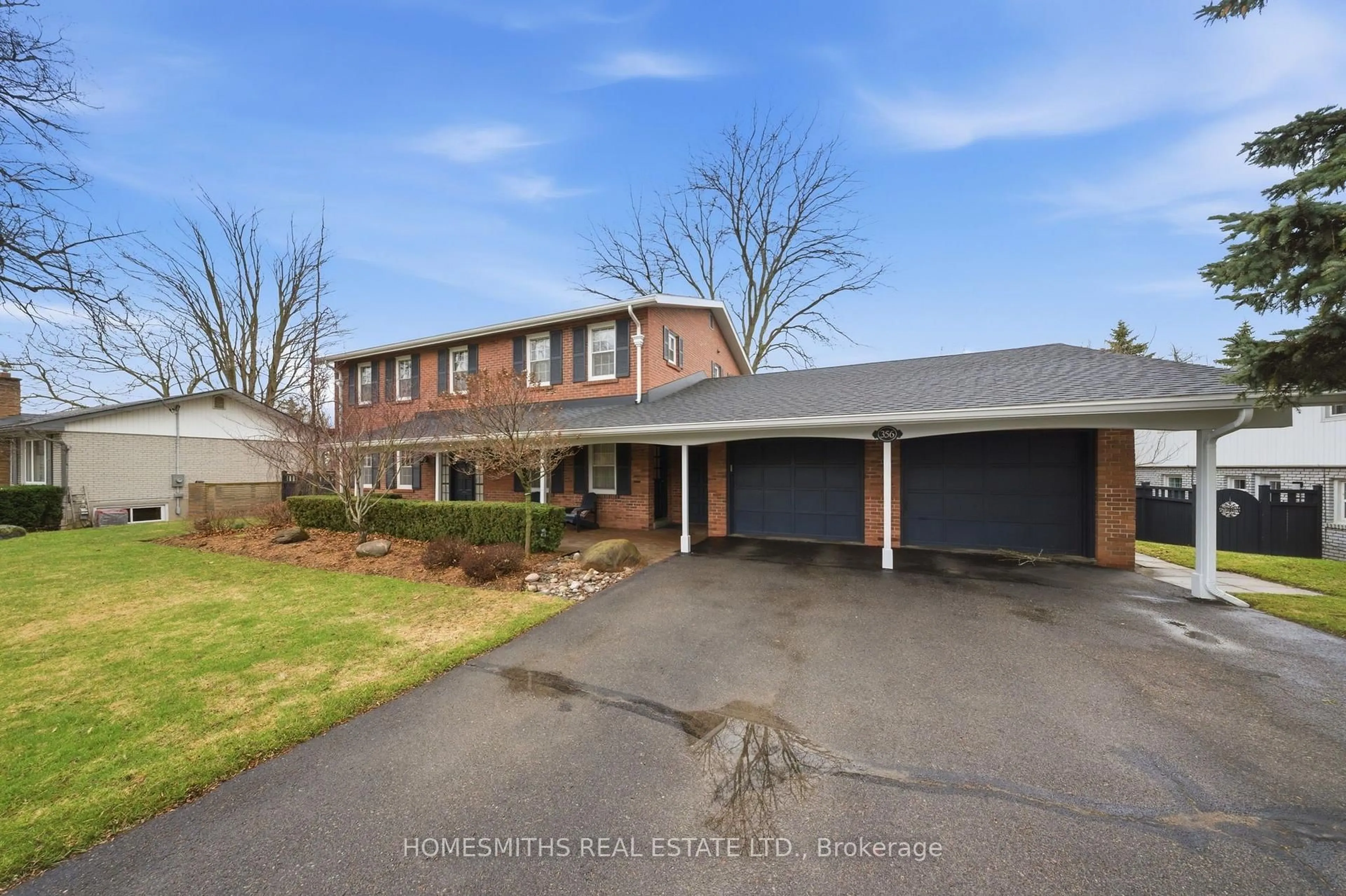 Home with brick exterior material, street for 356 Fairview Dr, Whitby Ontario L1N 3A8