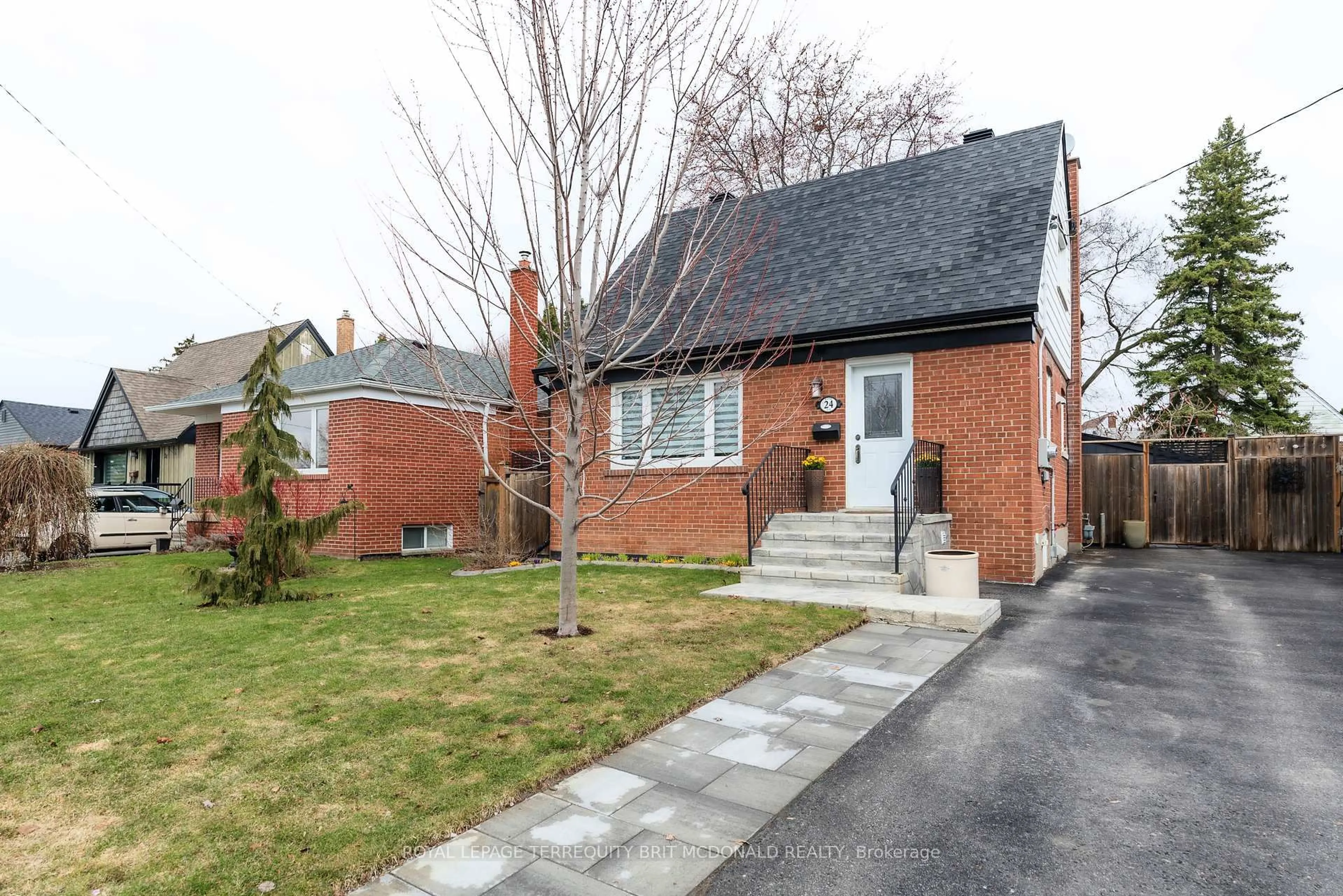 Home with brick exterior material, street for 24 Boem Ave, Toronto Ontario M1R 3T1
