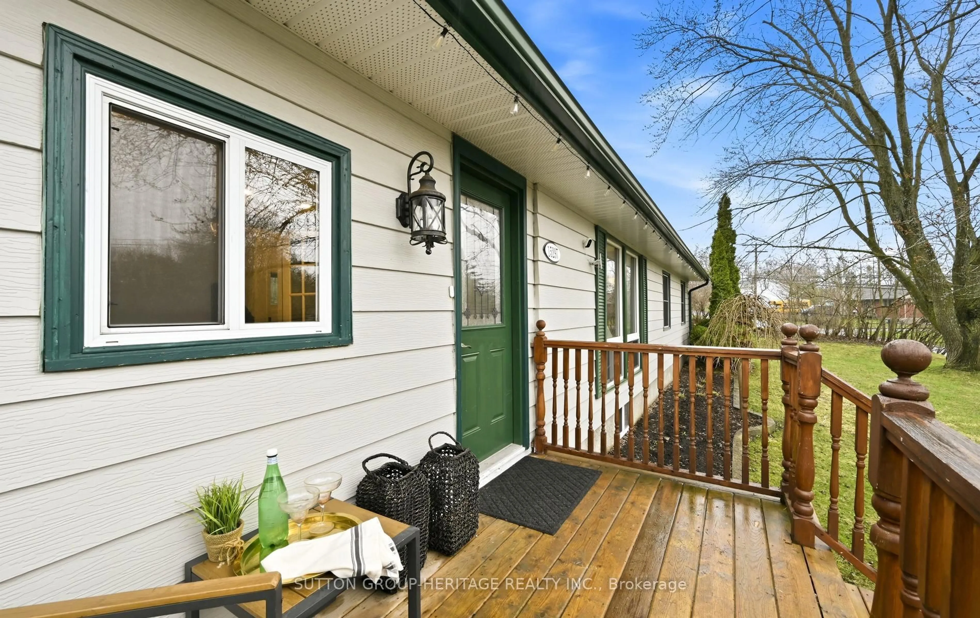 Home with vinyl exterior material, street for 15297 Old Simcoe Rd, Scugog Ontario L9L 1L1