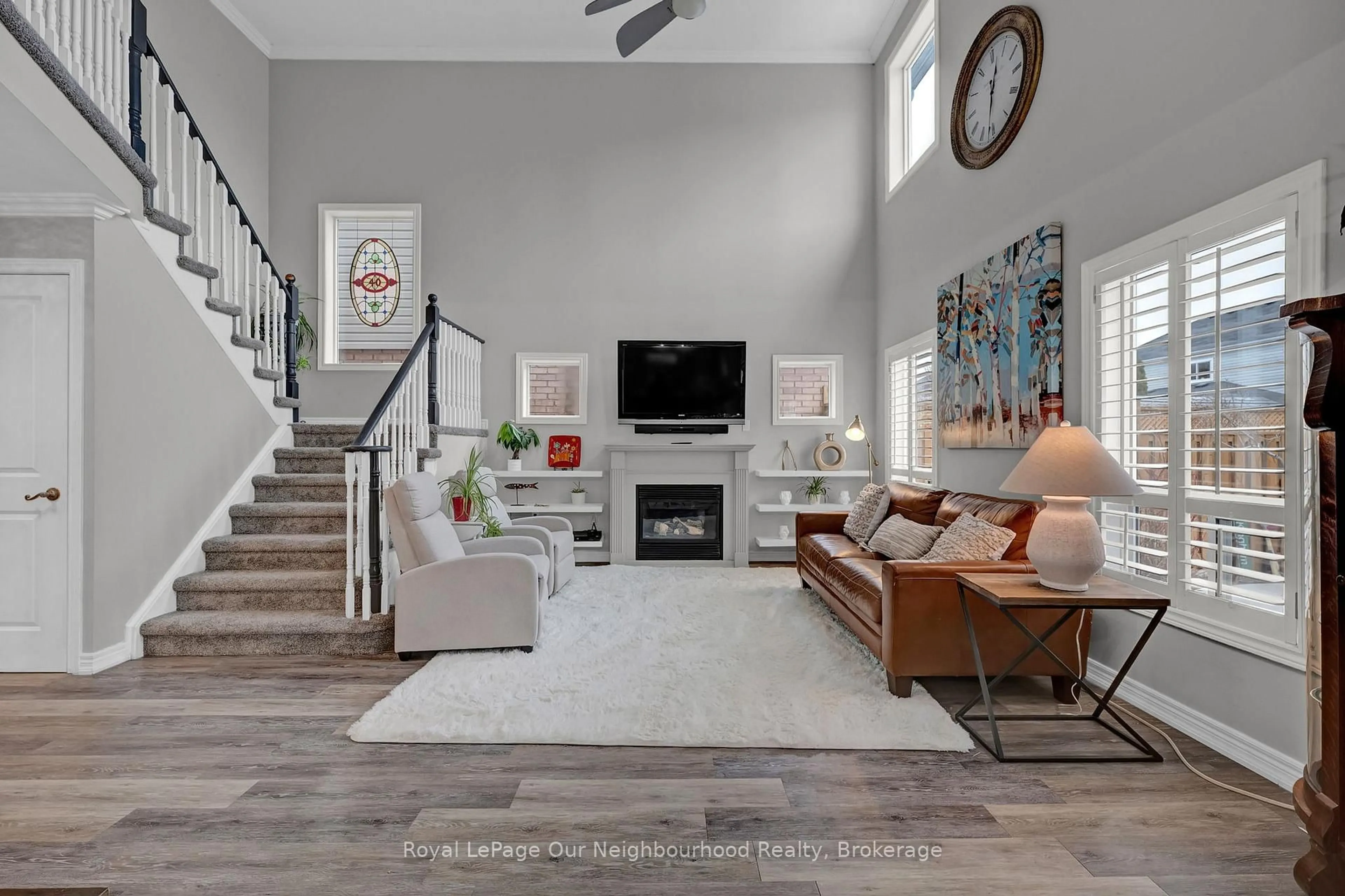 Living room with furniture, unknown for 24 Kingham Ave, Ajax Ontario L1Z 1M9