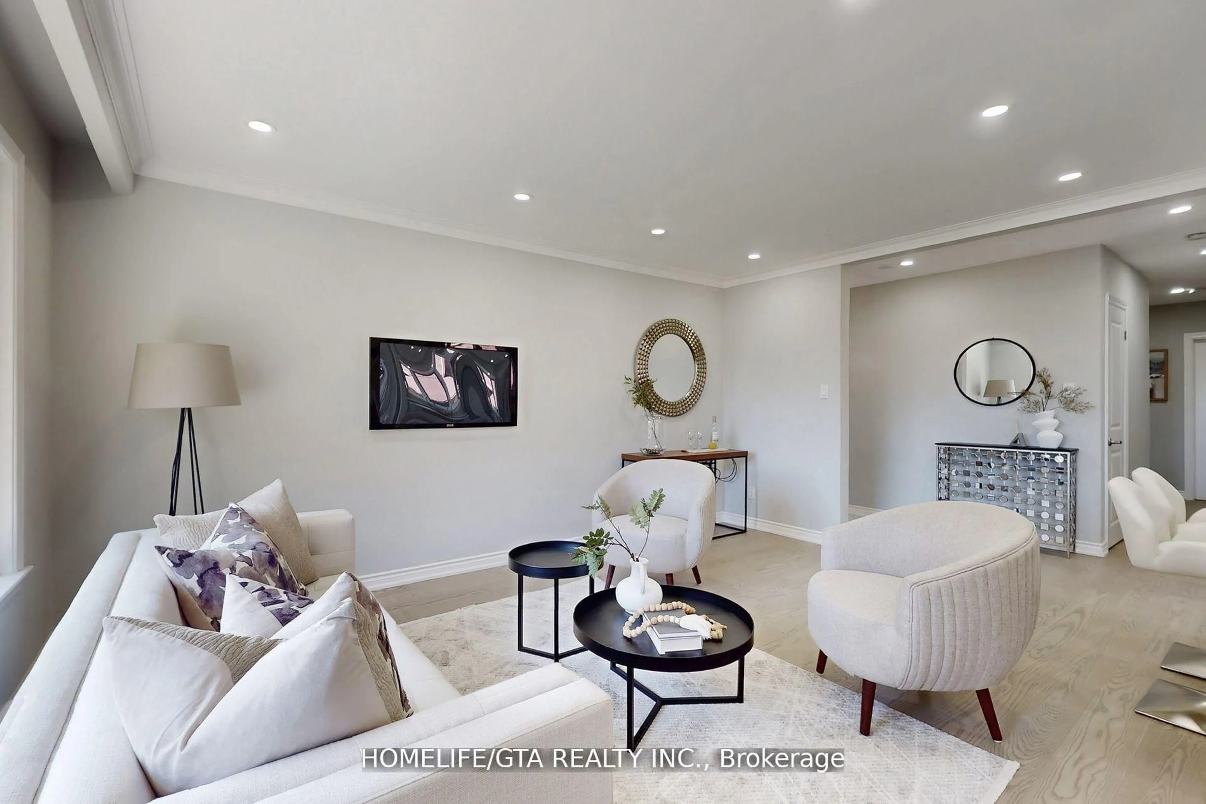 Living room with furniture, unknown for 16 Woolwick Dr, Toronto Ontario M1H 2J1