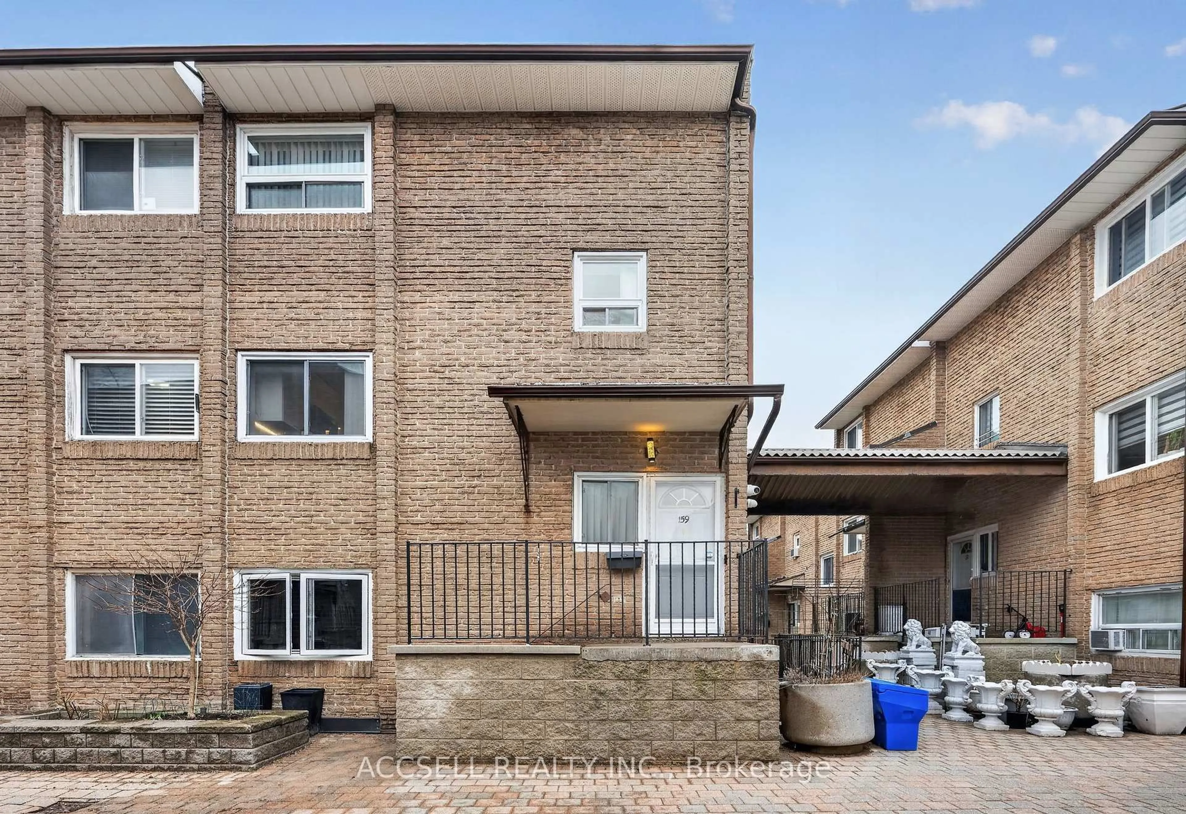 Home with brick exterior material, street for 50 Scarborough Golf Clu Rd #159, Toronto Ontario M1M 3T5