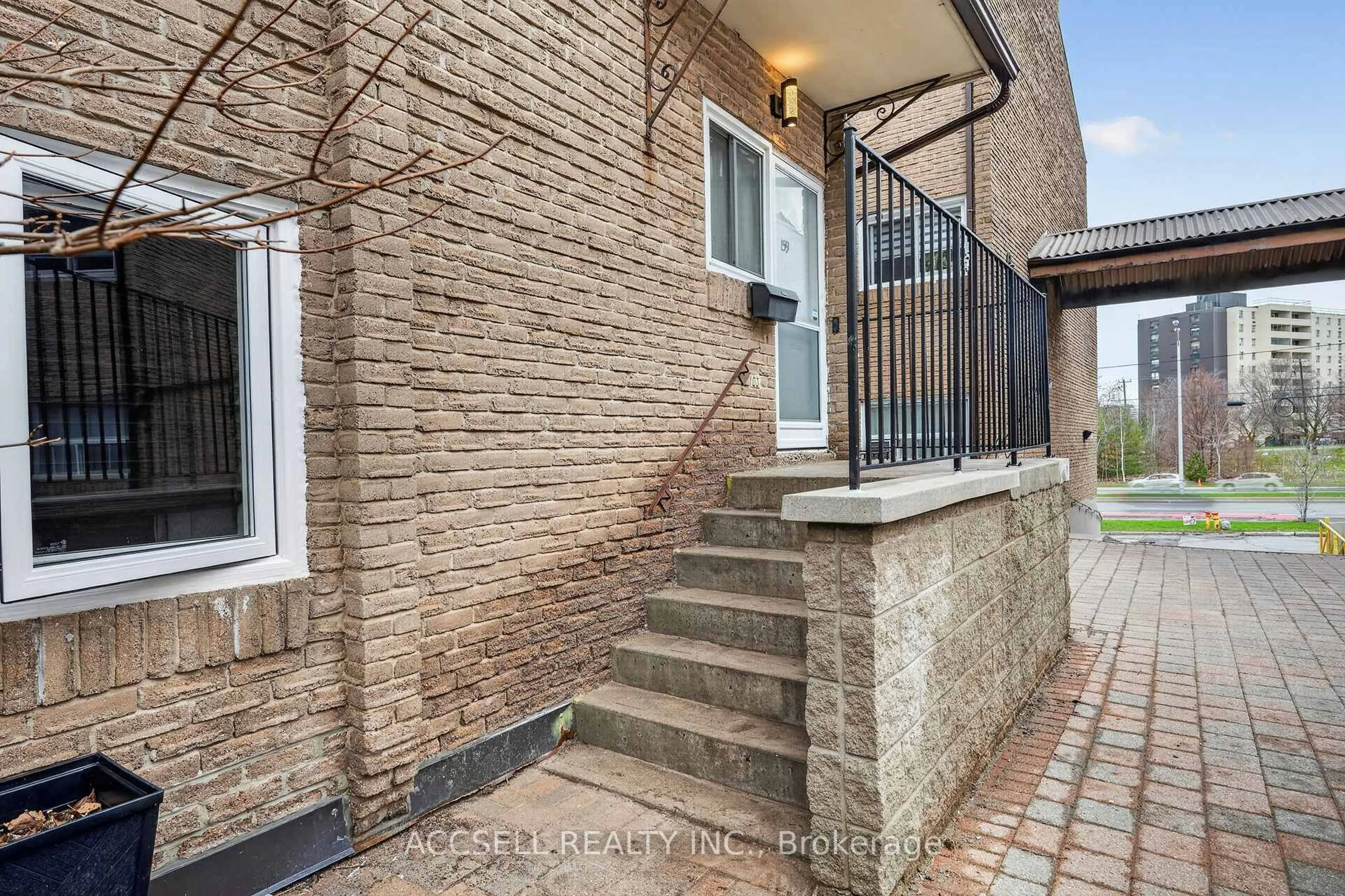 Home with brick exterior material, street for 50 Scarborough Golf Clu Rd #159, Toronto Ontario M1M 3T5
