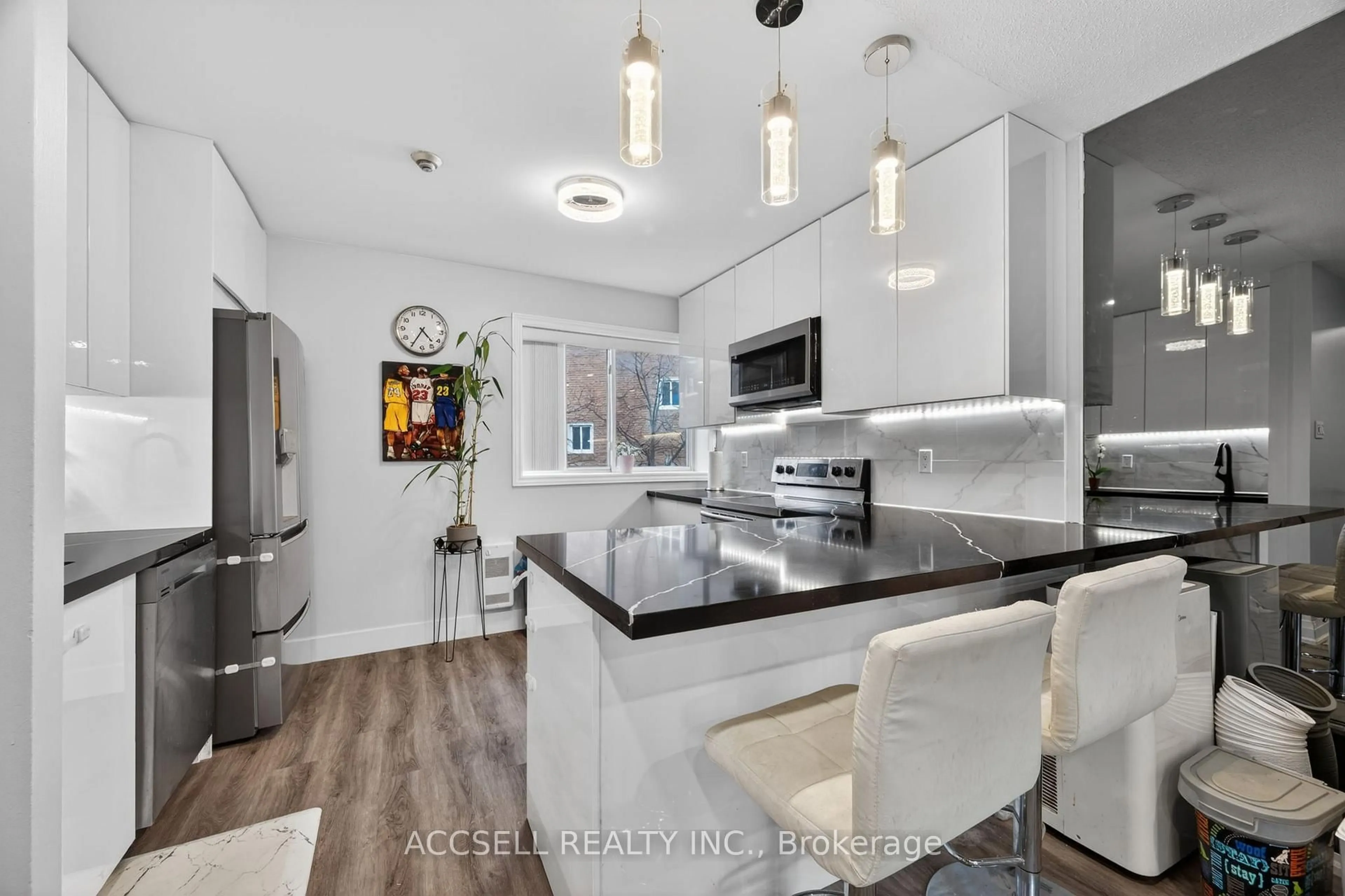 Open concept kitchen, unknown for 50 Scarborough Golf Clu Rd #159, Toronto Ontario M1M 3T5