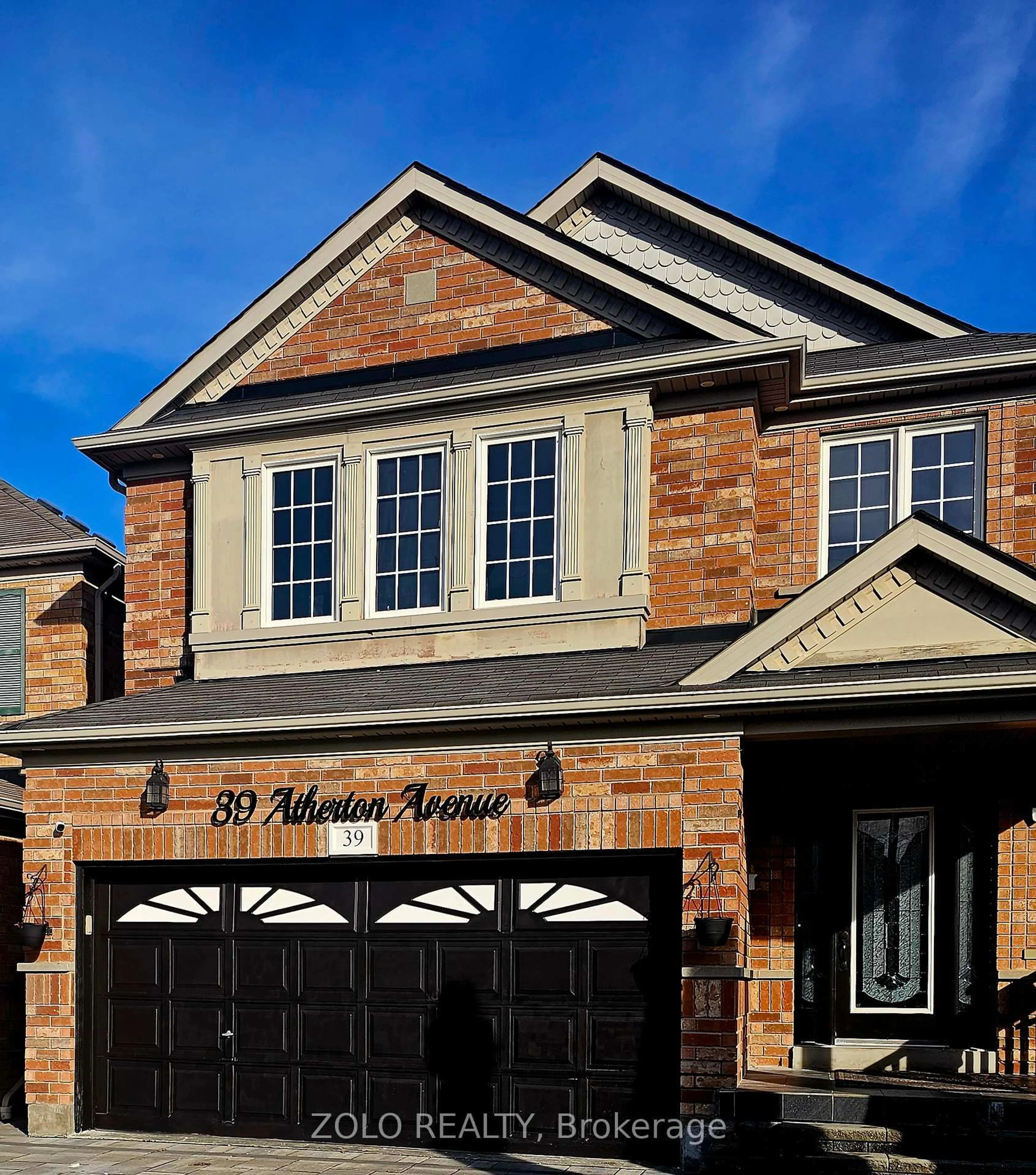 Home with brick exterior material, street for 39 Atherton Ave, Ajax Ontario L1T 4X7