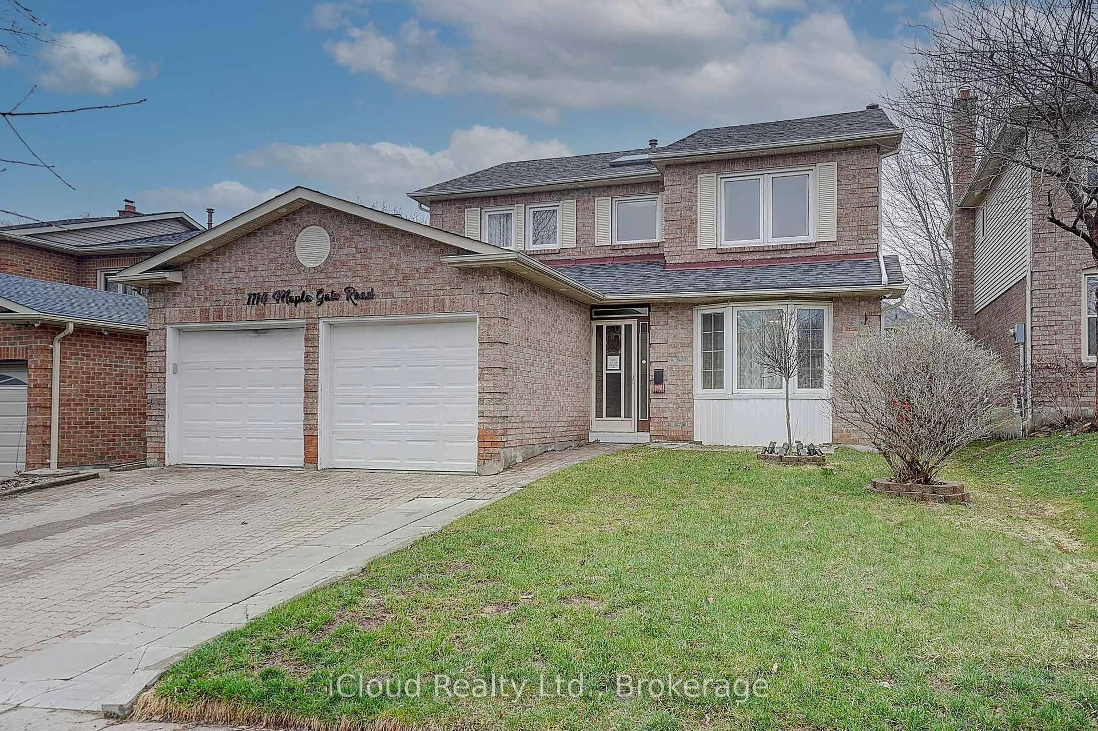 Home with brick exterior material, street for 1114 Maple Gate Rd, Pickering Ontario L1X 1B8