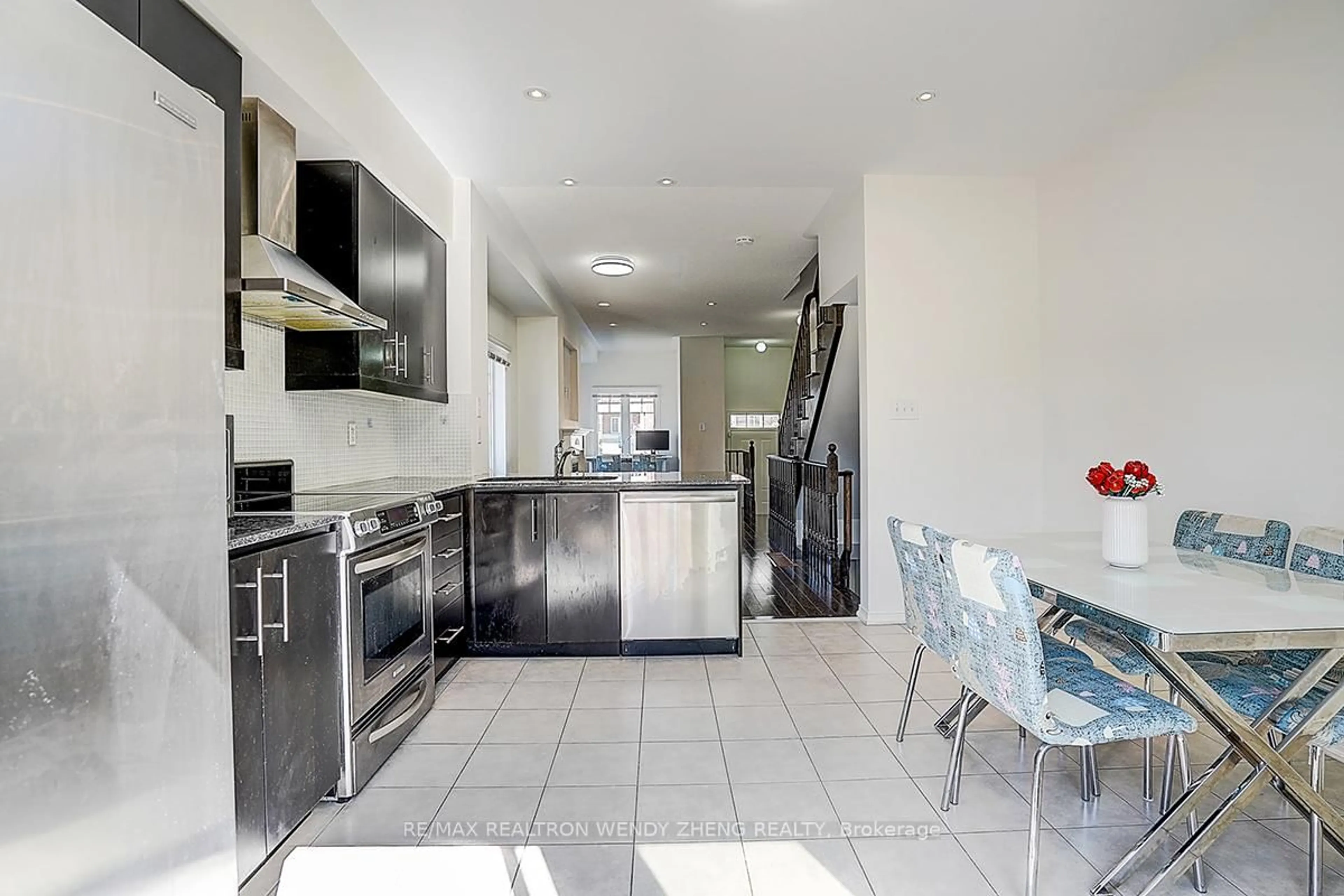 Contemporary kitchen, ceramic/tile floor for 238 Dairy Dr, Toronto Ontario M1L 0G3