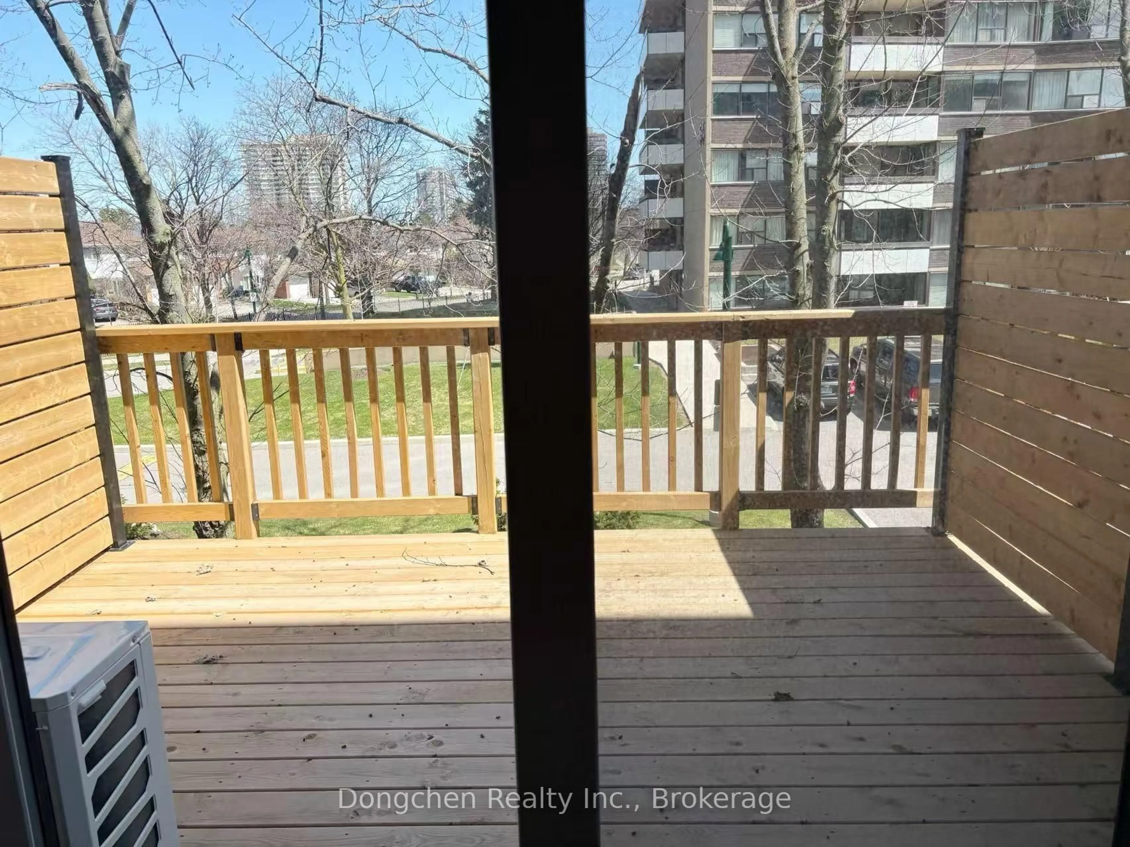 Balcony in the apartment, unknown for 15 Calamint Lane, Toronto Ontario M1W 2H1
