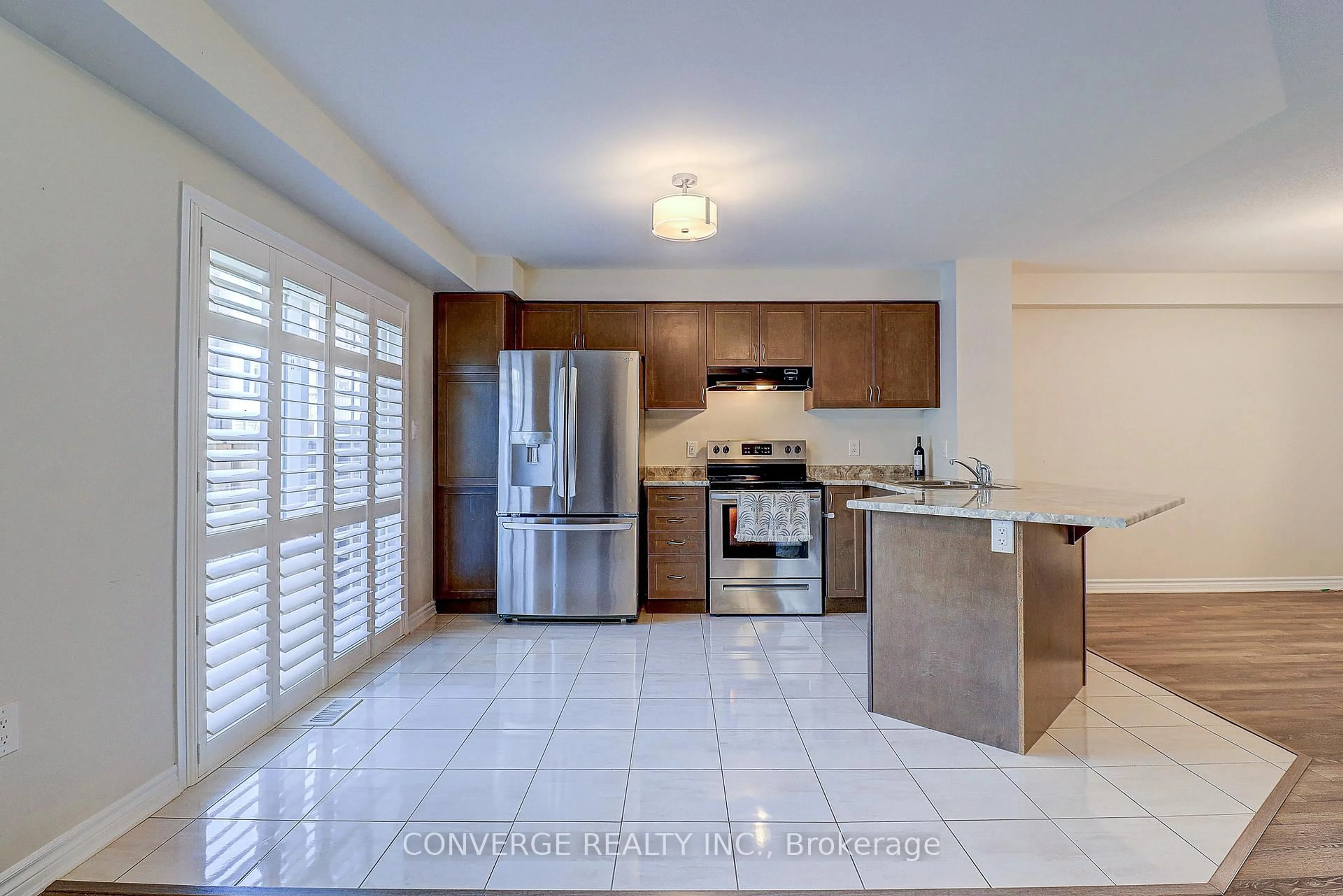 Open concept kitchen, ceramic/tile floor for 2434 Moonlight Cres, Pickering Ontario L1X 0E9