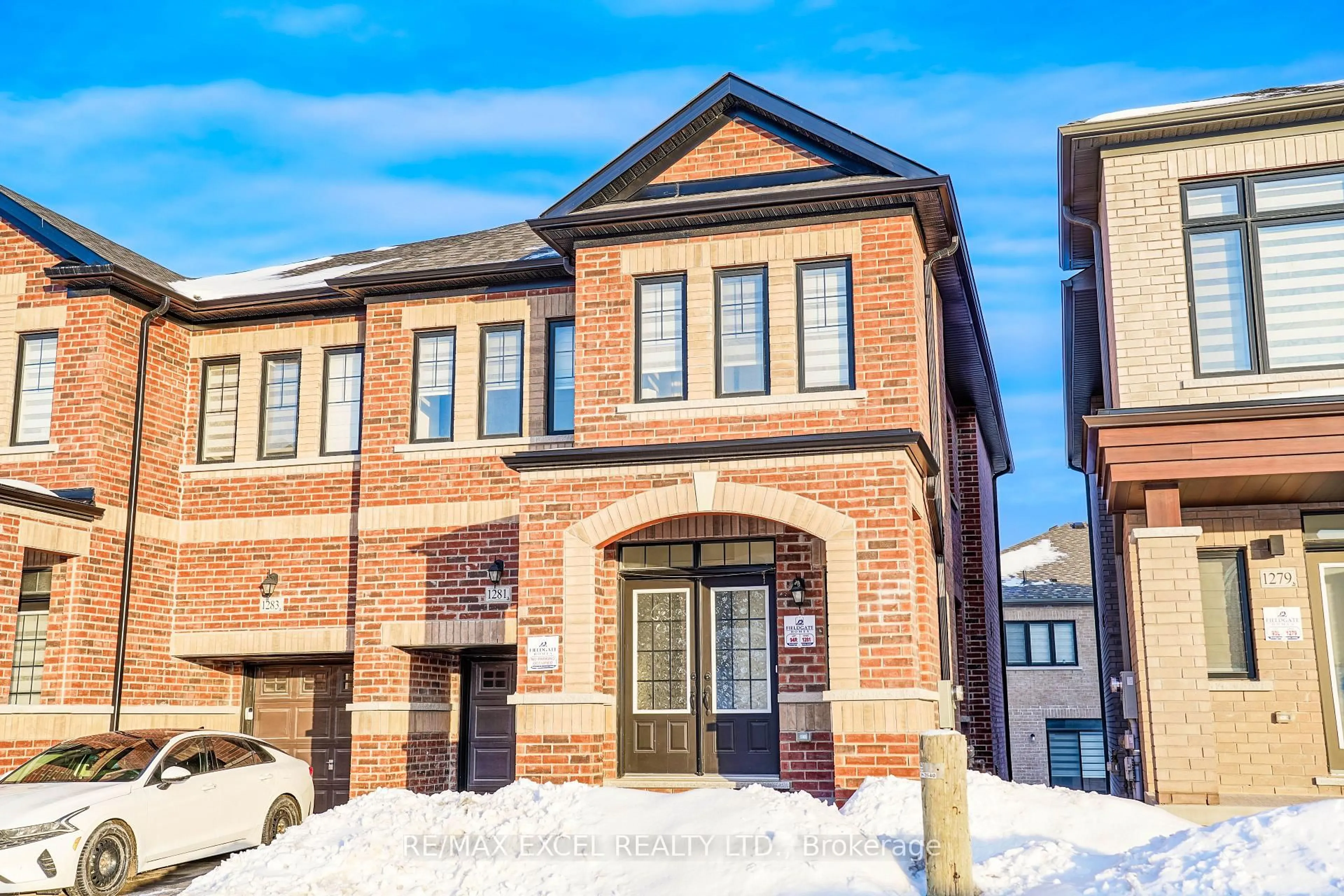 Home with brick exterior material, street for 1281 Winding Woods Tr, Pickering Ontario L1X 0R9