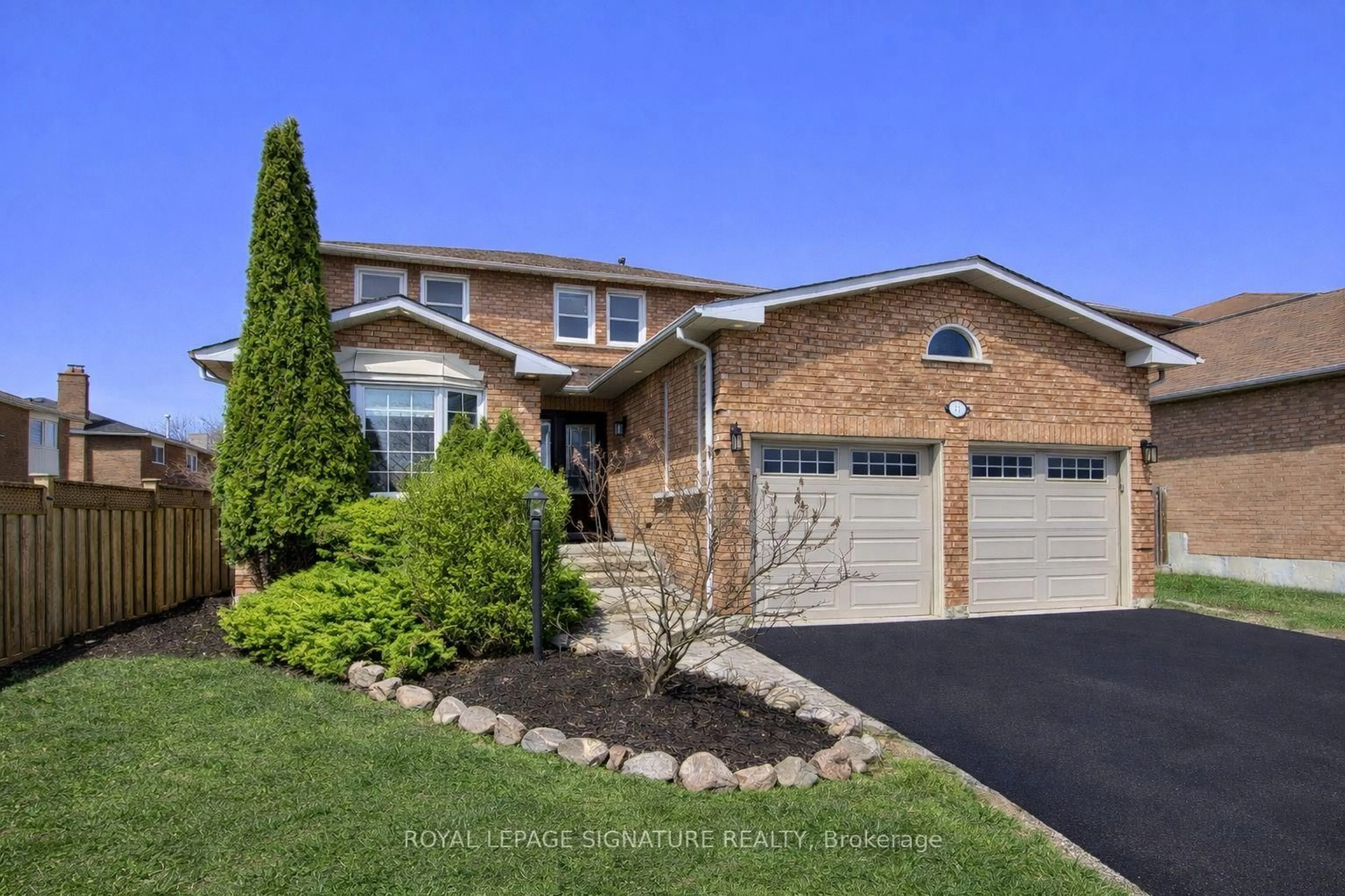 Home with brick exterior material, street for 43 Falstaff Cres, Whitby Ontario L1R 1W3