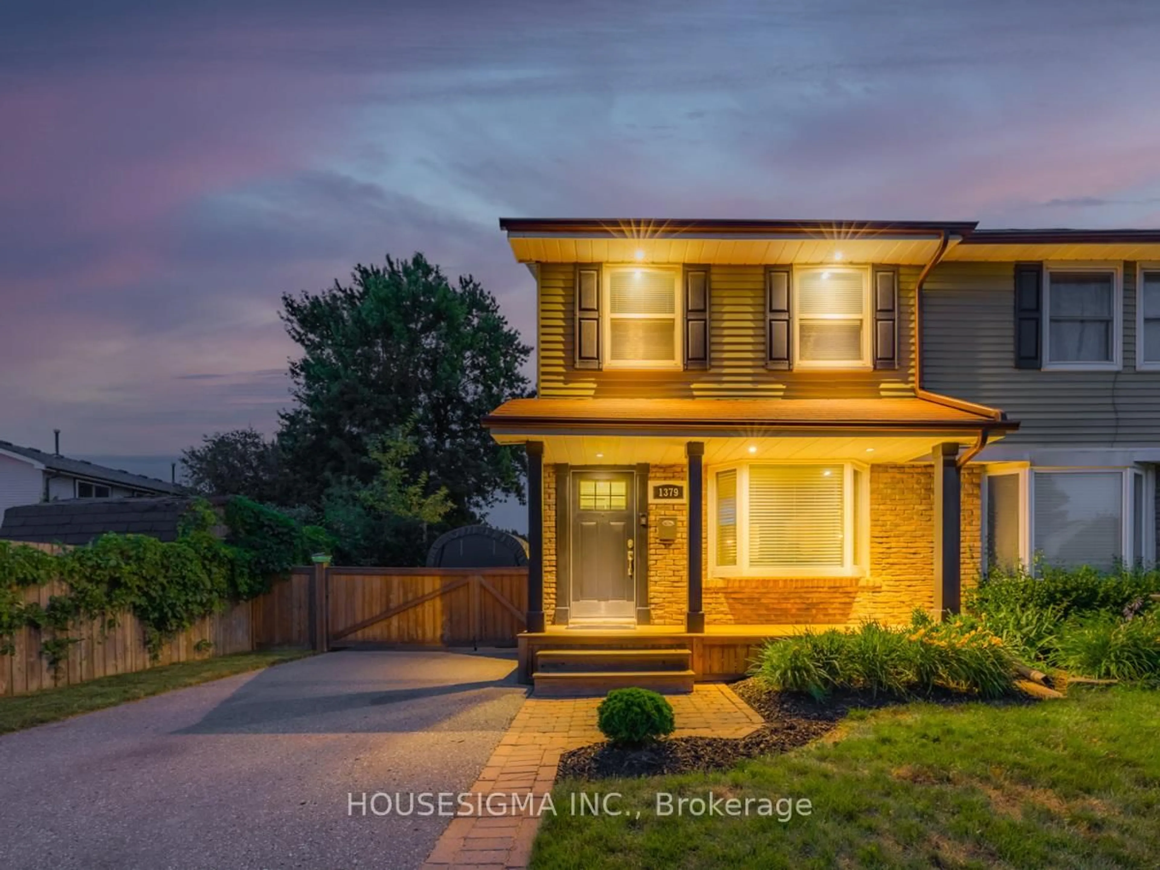 Home with brick exterior material, street for 1379 Orlando Crt, Oshawa Ontario L1G 6T8