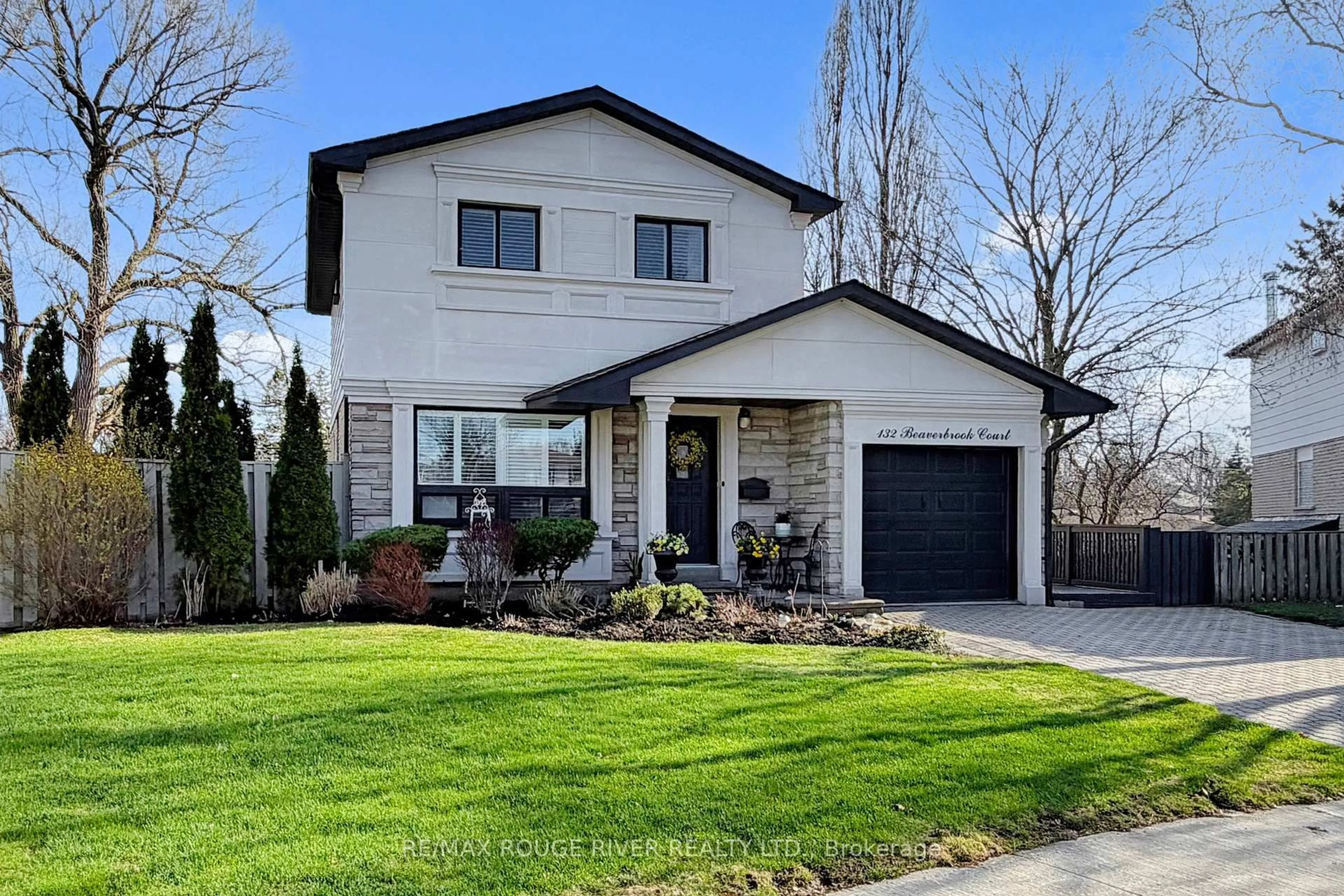 Home with brick exterior material, street for 132 Beaverbrook Crt, Toronto Ontario M1C 3A9