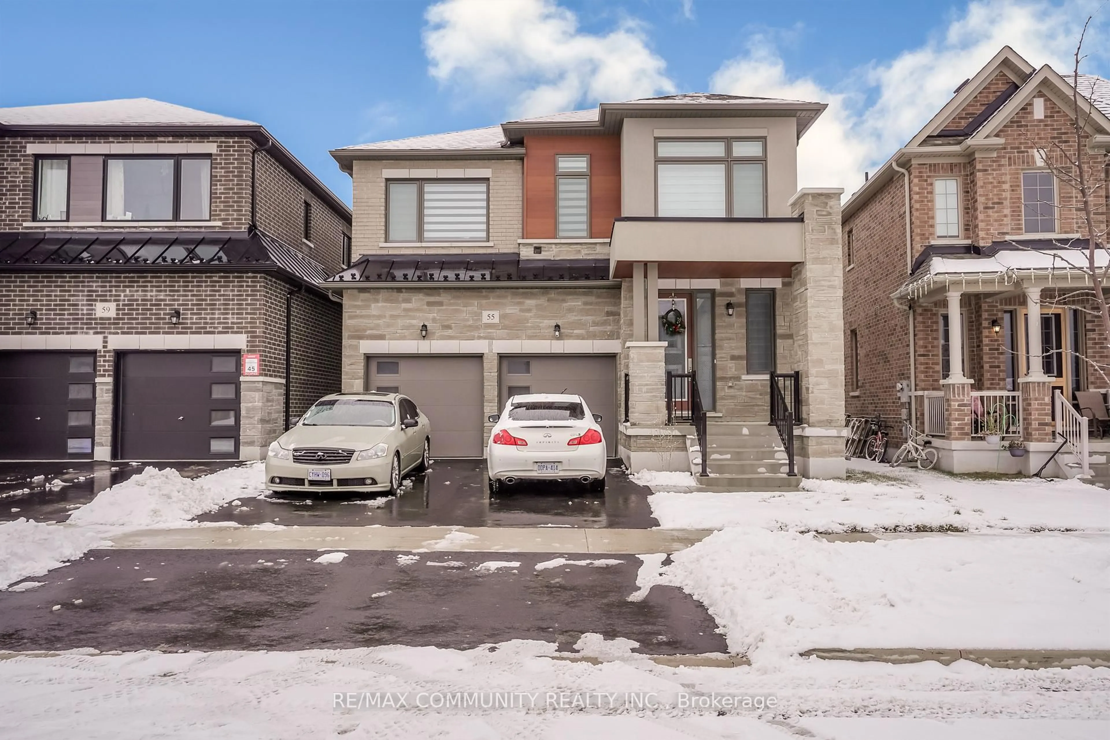 Home with brick exterior material, street for 55 Hoad St, Clarington Ontario L1B 0W1