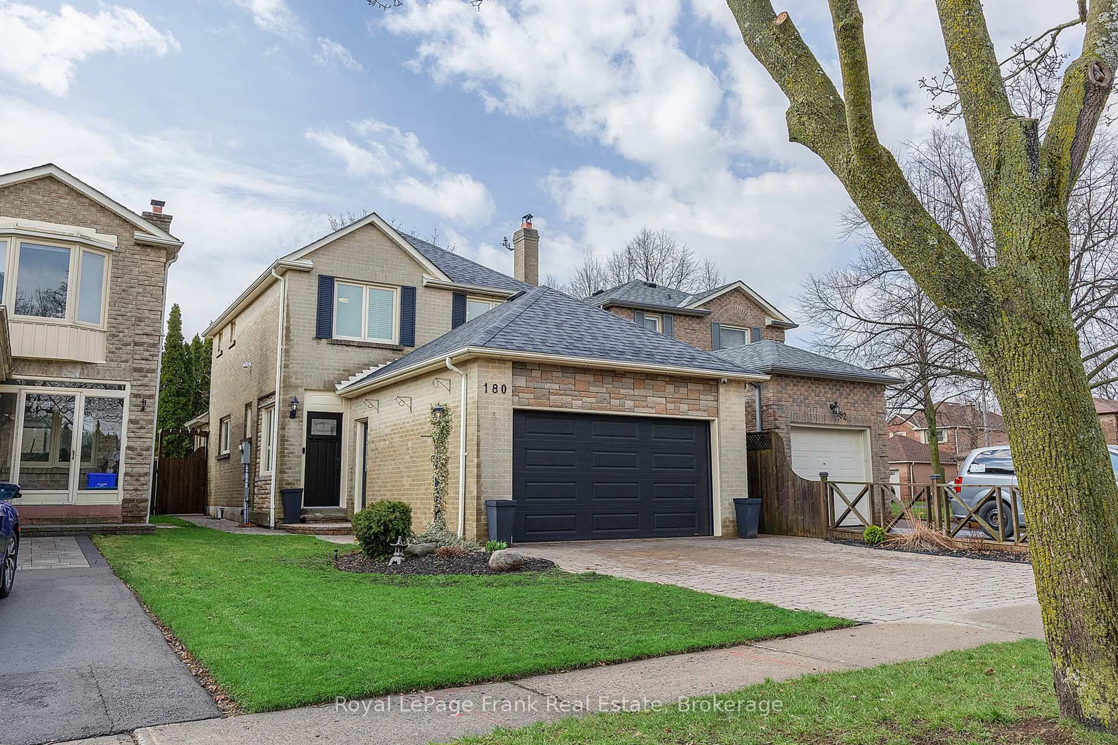 Home with brick exterior material, street for 180 Chatfield Dr, Ajax Ontario L1T 2H7