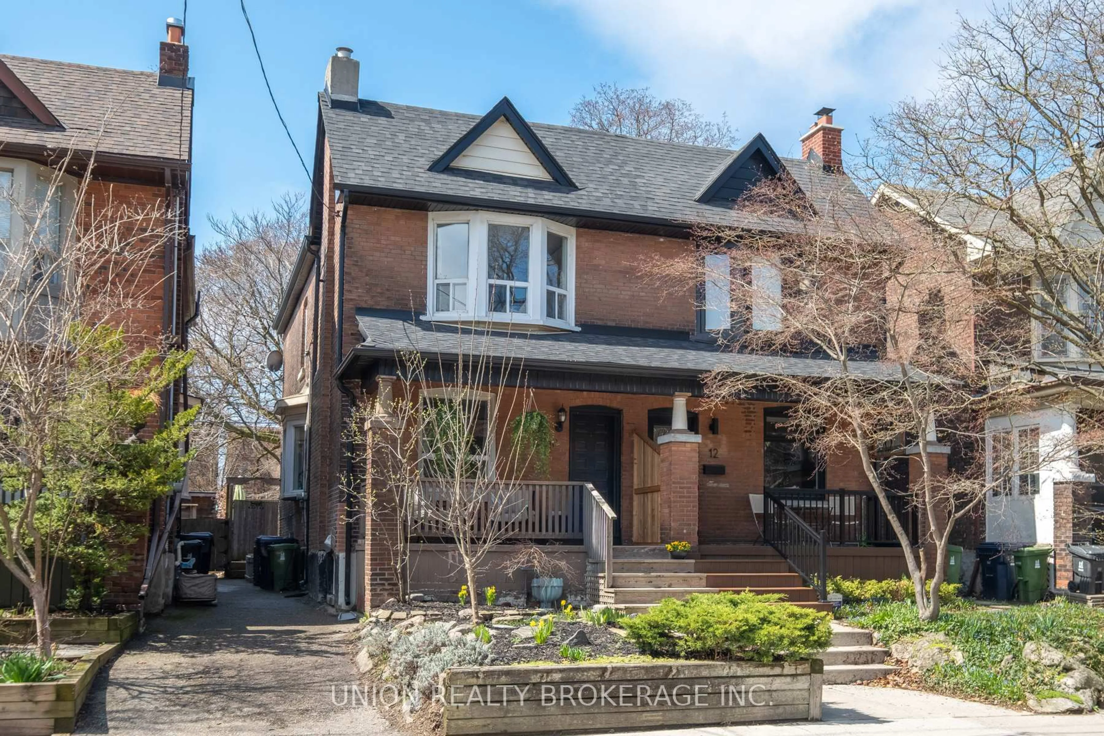Home with brick exterior material, street for 10 Bertmount Ave, Toronto Ontario M4M 2X9