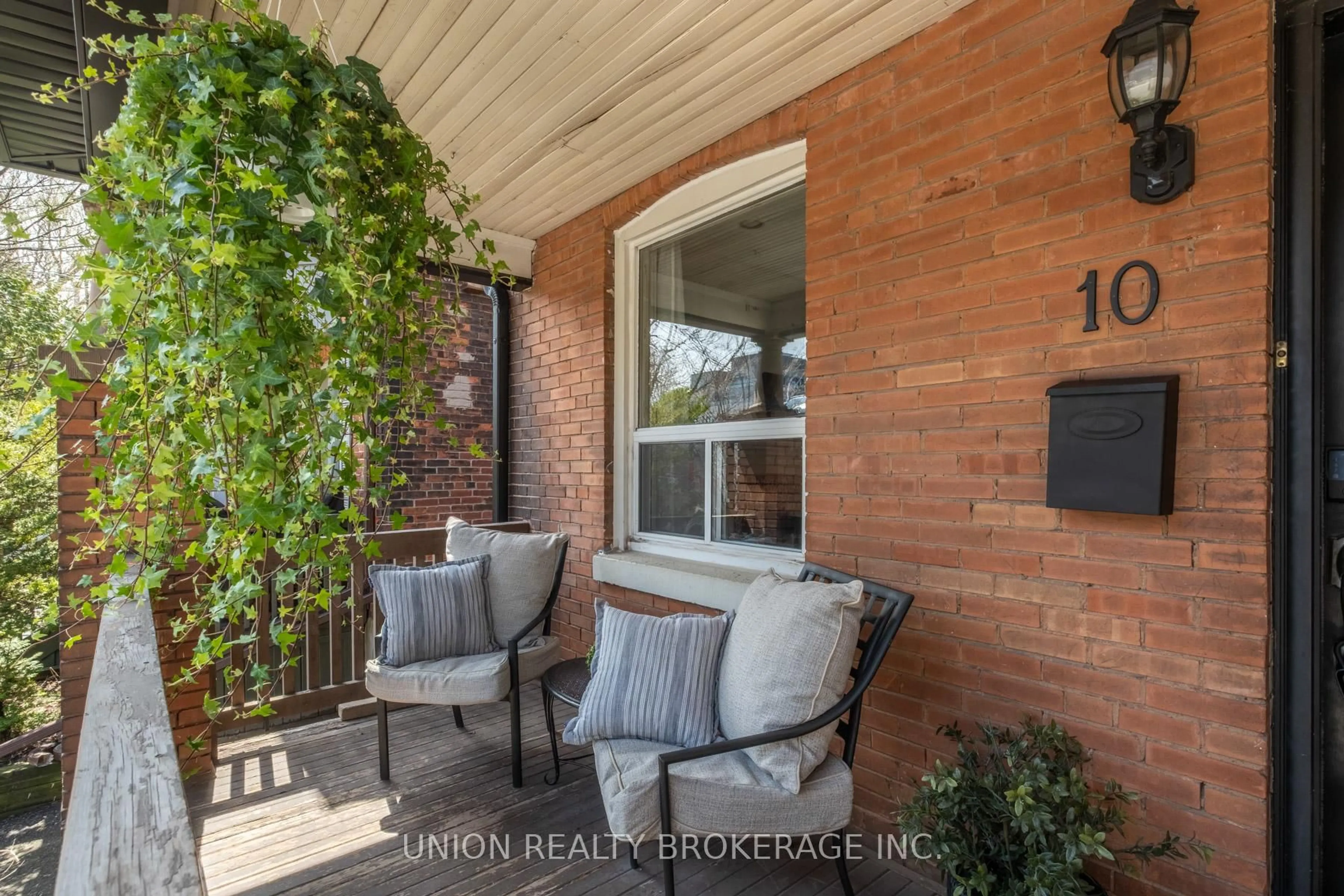 Home with brick exterior material, street for 10 Bertmount Ave, Toronto Ontario M4M 2X9