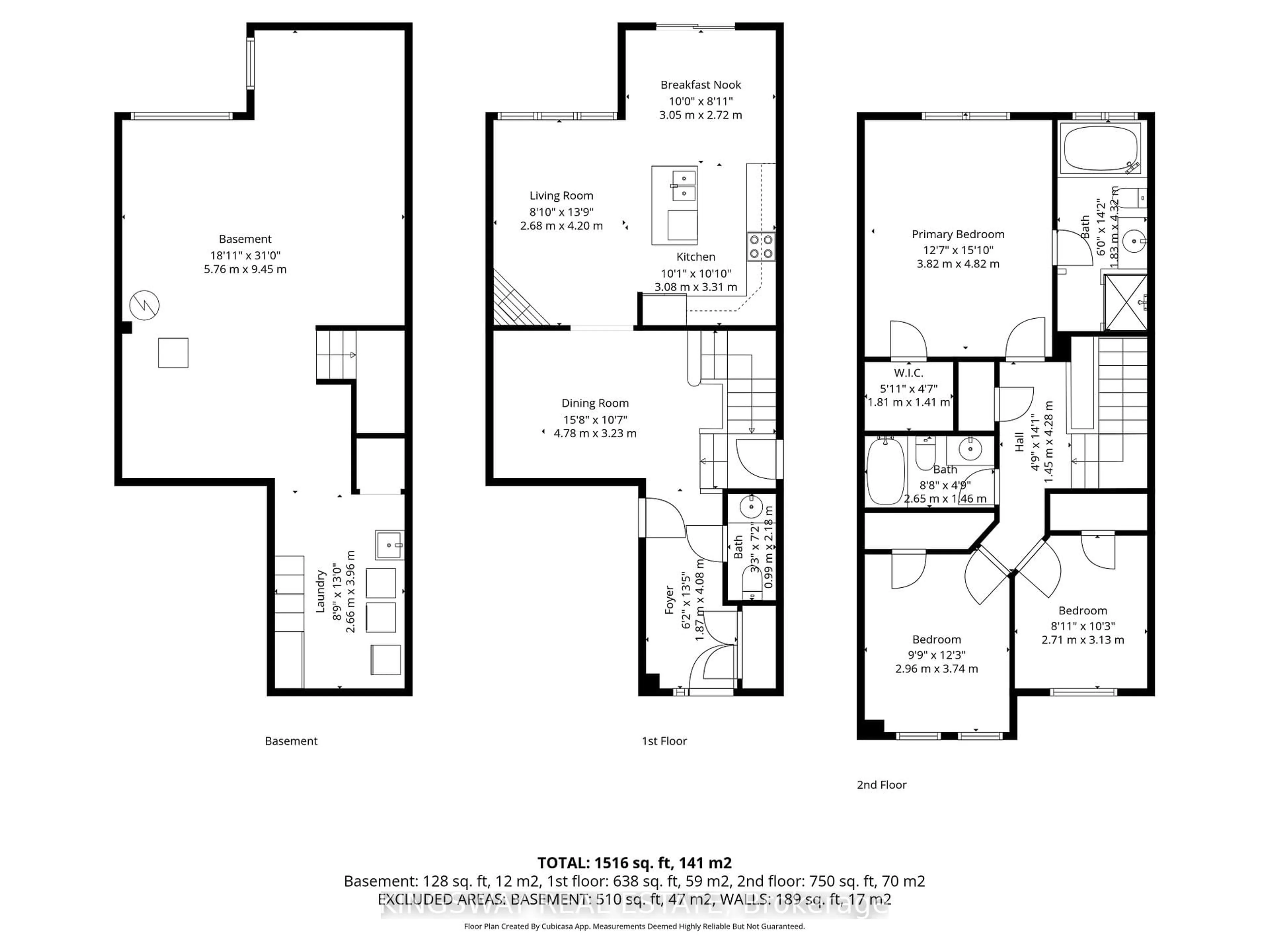 Floor plan for 57 Harbourside Dr, Whitby Ontario L1N 0H5