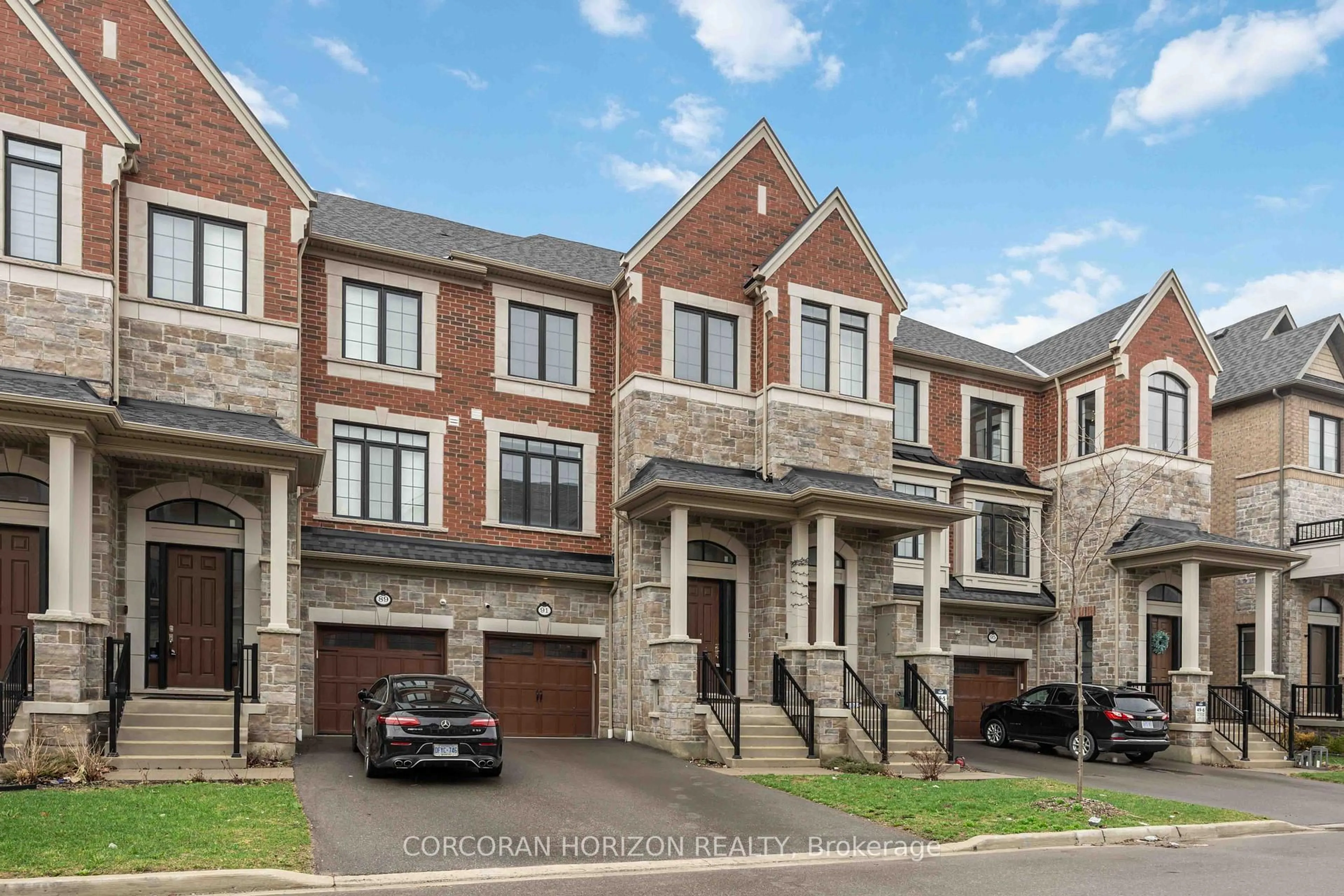 Home with brick exterior material, street for 91 Dorian Dr, Whitby Ontario L1P 0C8