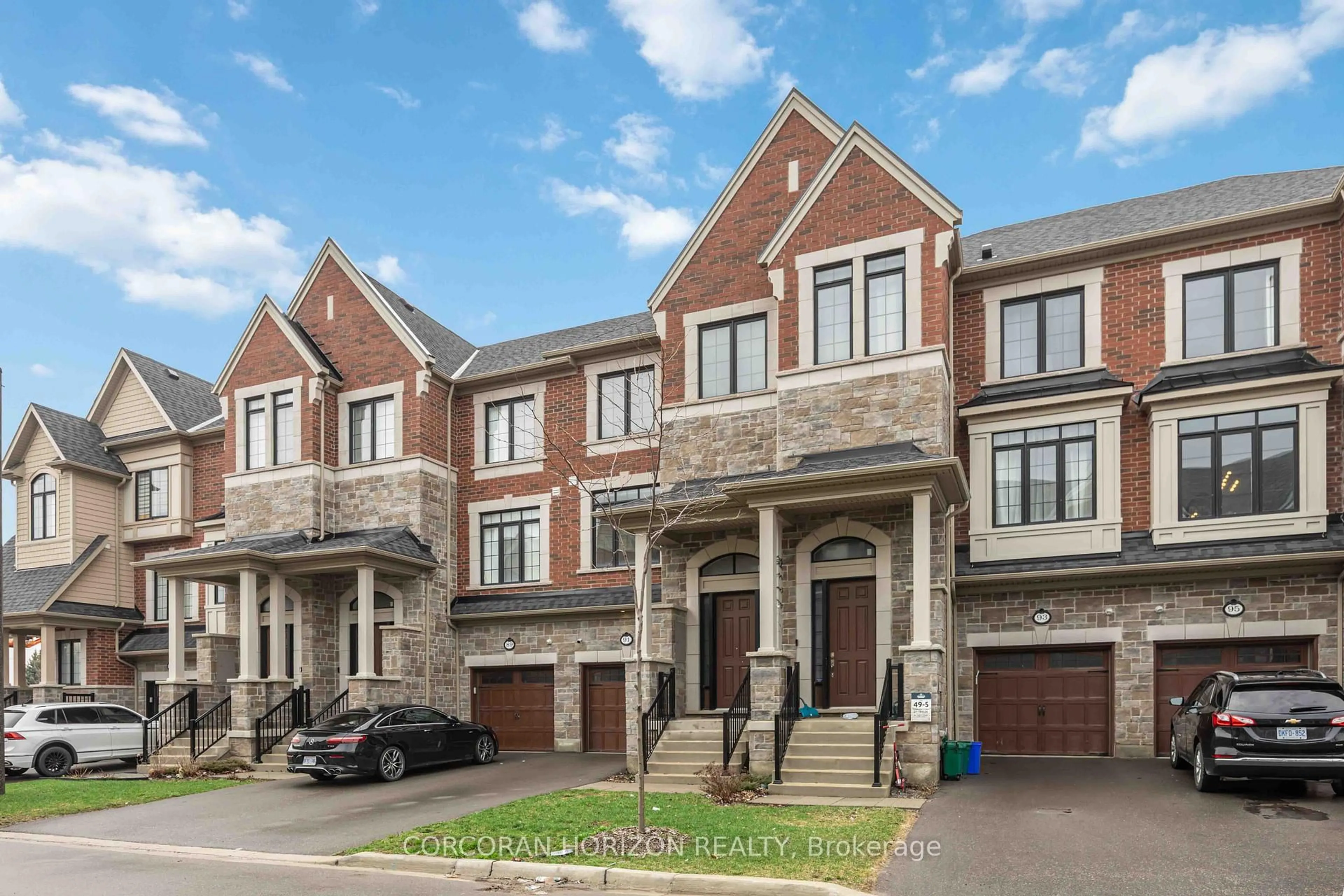 Home with brick exterior material, street for 91 Dorian Dr, Whitby Ontario L1P 0C8