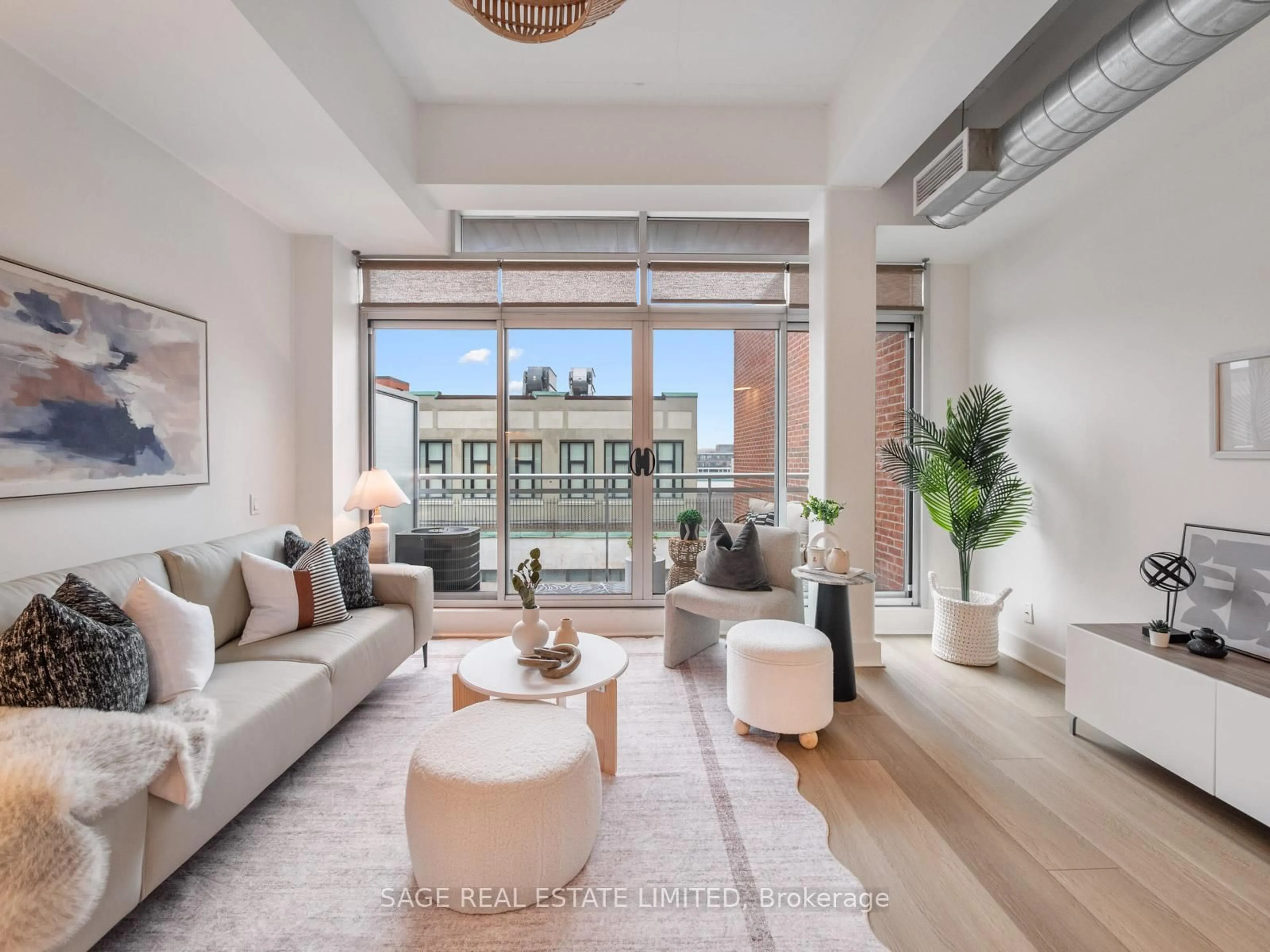 Living room with furniture, unknown for 233 Carlaw Ave #811, Toronto Ontario M4M 3N6