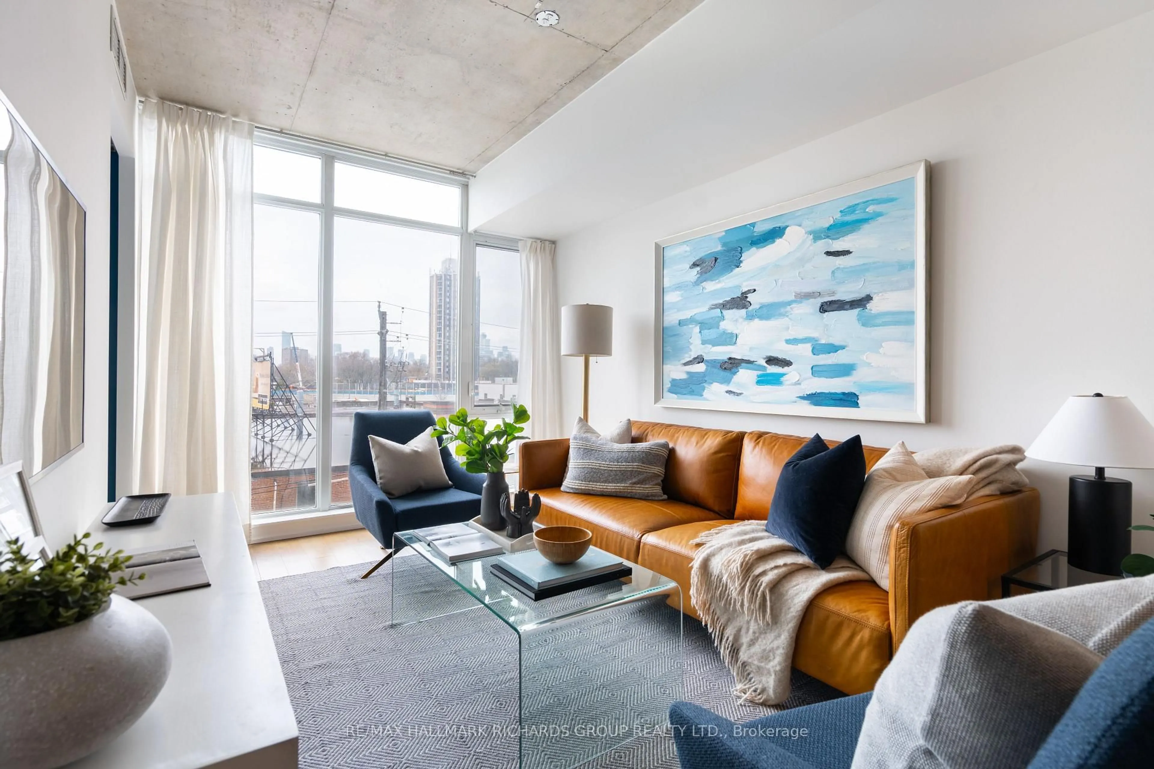 Living room with furniture, unknown for 1190 Dundas St #419, Toronto Ontario M4M 0C5