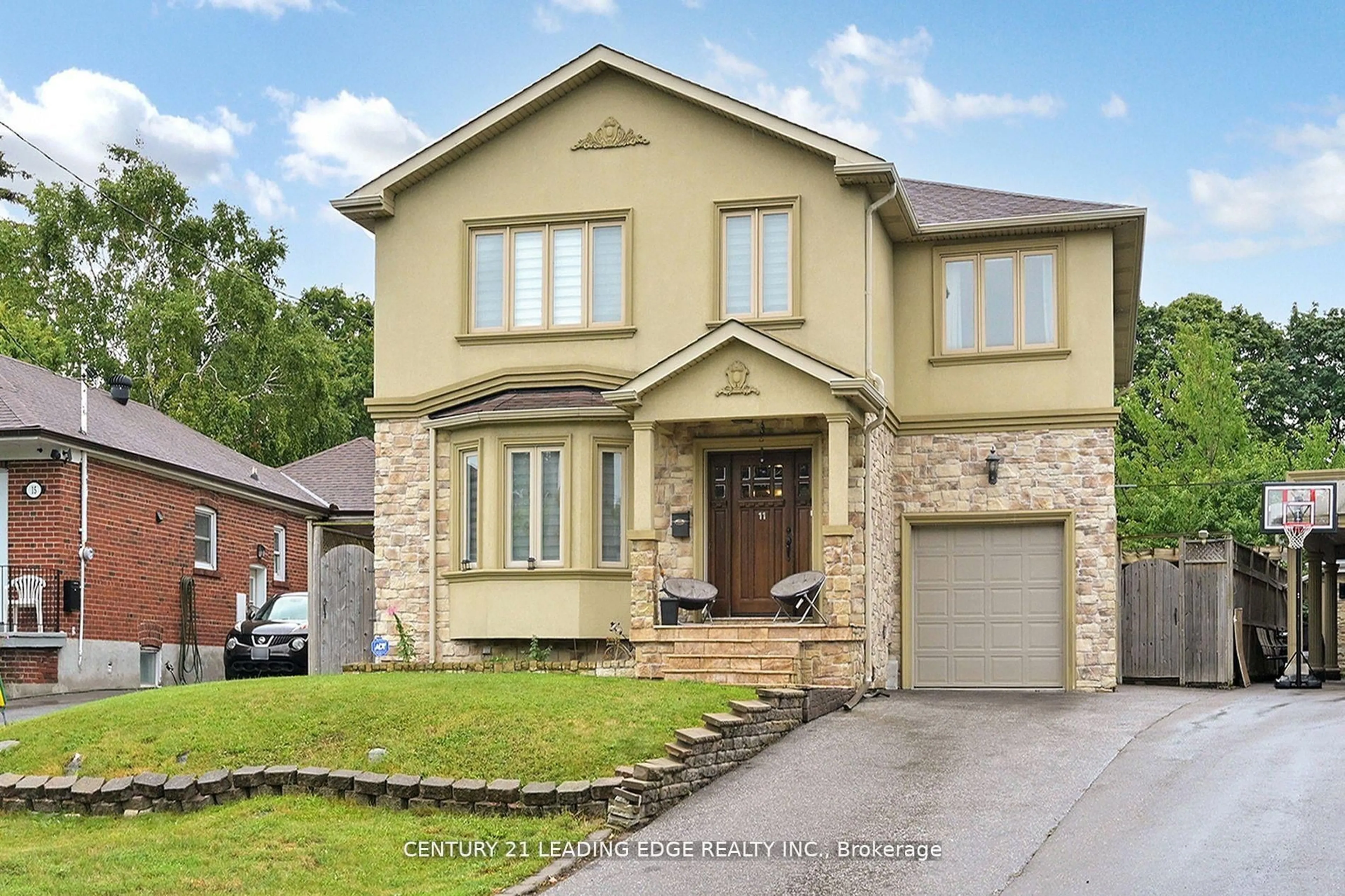 Home with brick exterior material, street for 11 Bellvare Cres, Toronto Ontario M1R 2M8