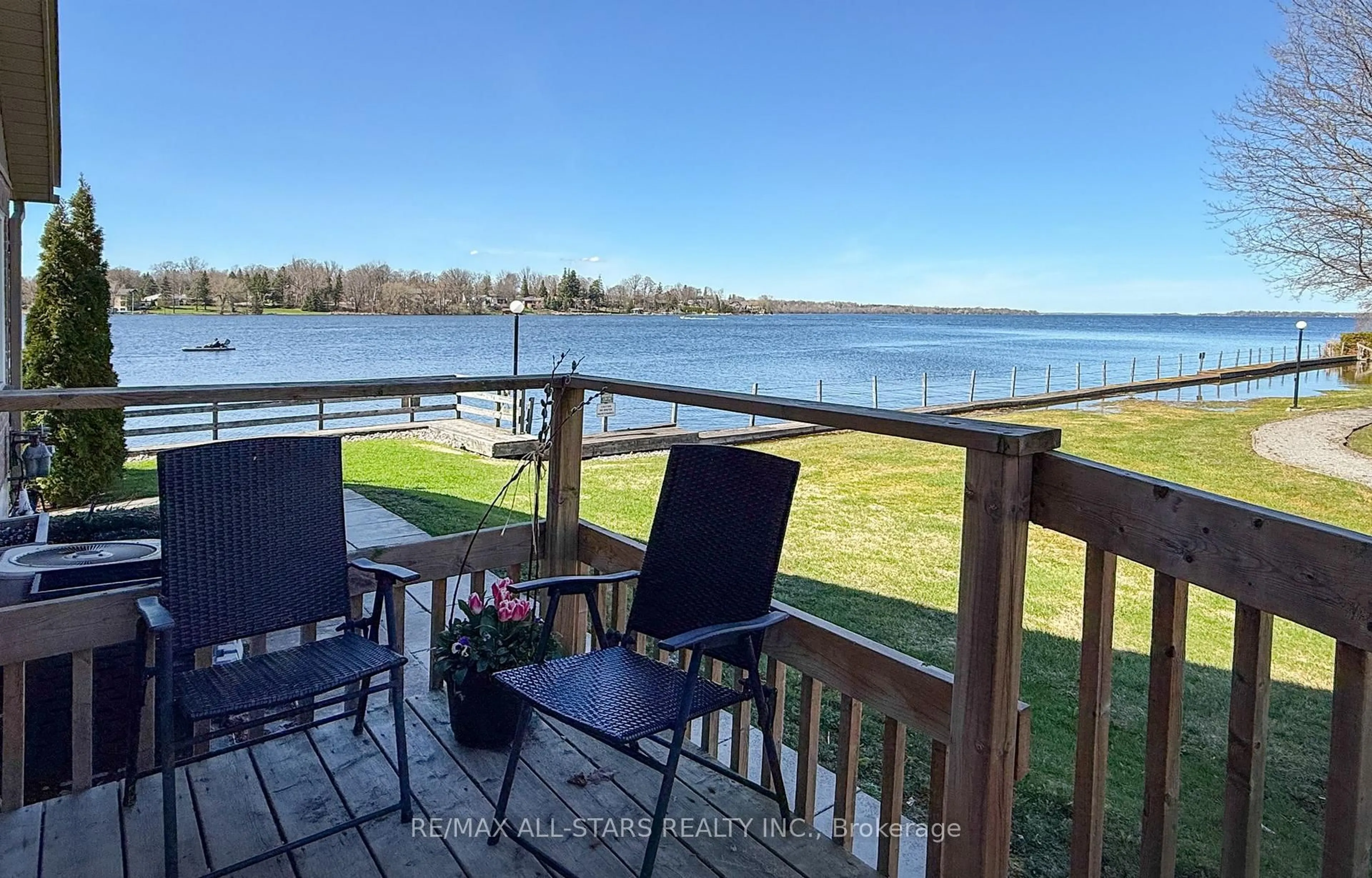 Patio, water/lake/river/ocean view for 234 Water St #18, Scugog Ontario L9L 1C4