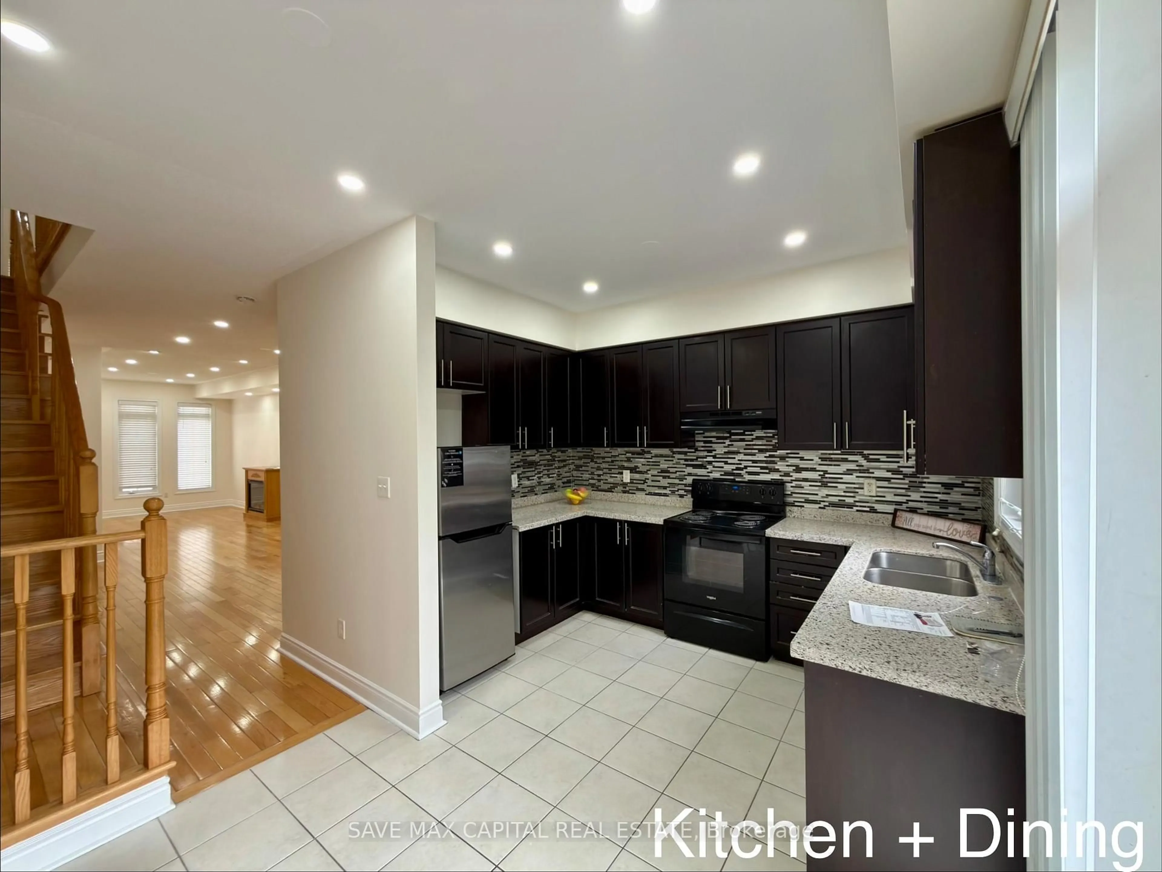 Open concept kitchen, ceramic/tile floor for 530 Kingston Rd #19, Pickering Ontario L1V 0C3