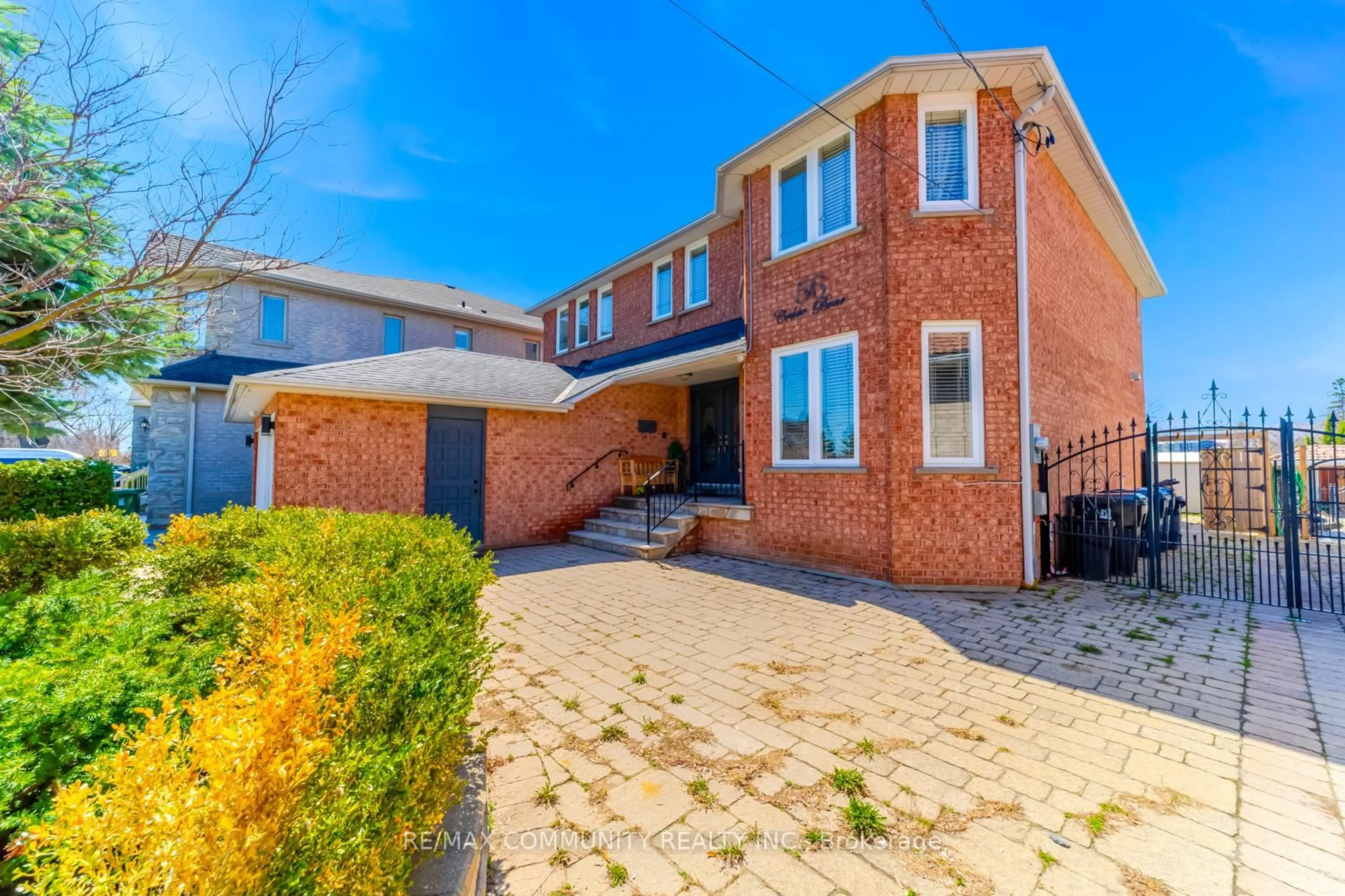 Home with brick exterior material, street for 56 Cedar Brae Blvd, Toronto Ontario M1J 2K5
