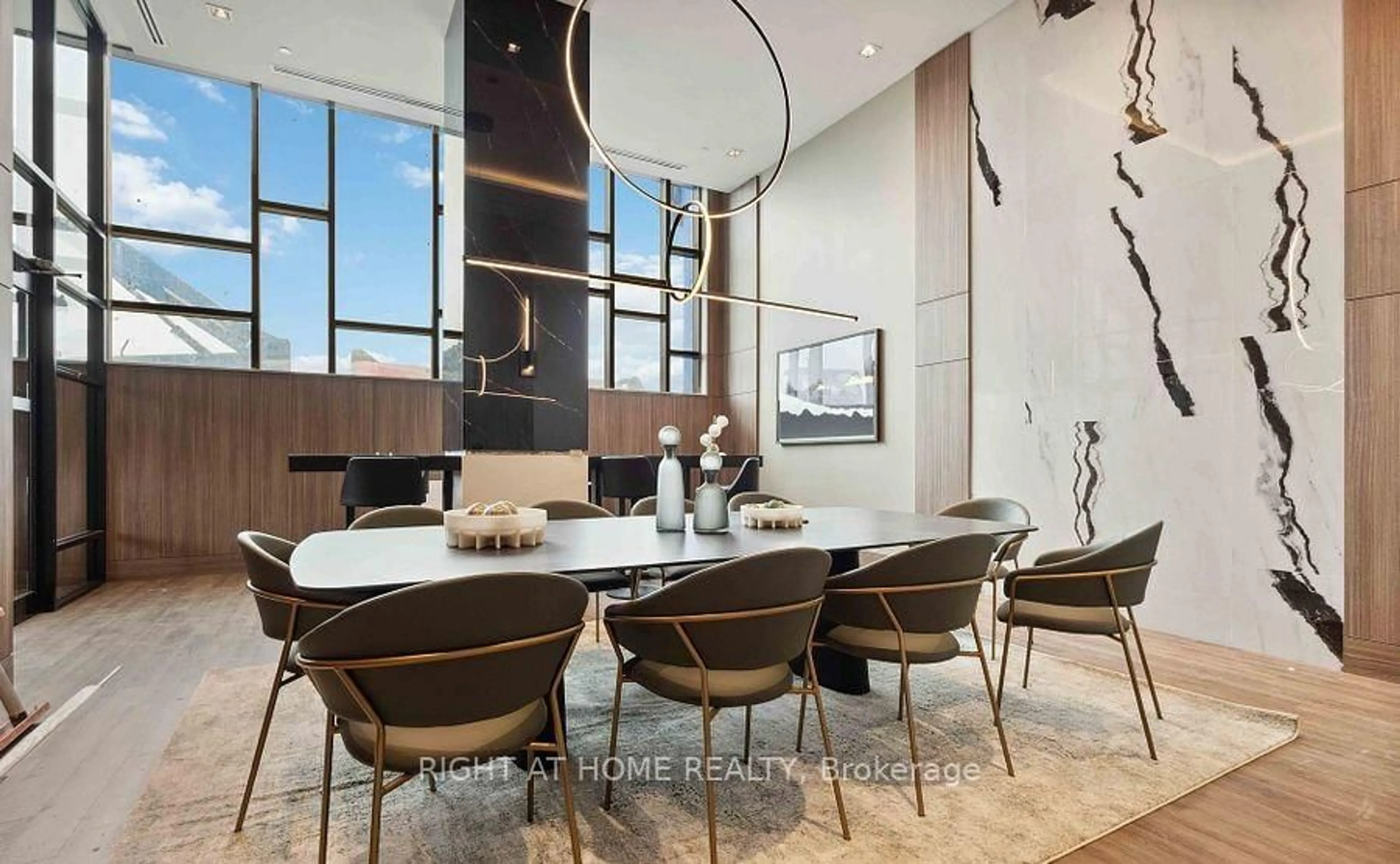 Dining room, ceramic/tile floor for 1435 Celebration Dr #2803, Pickering Ontario L1W 0C3