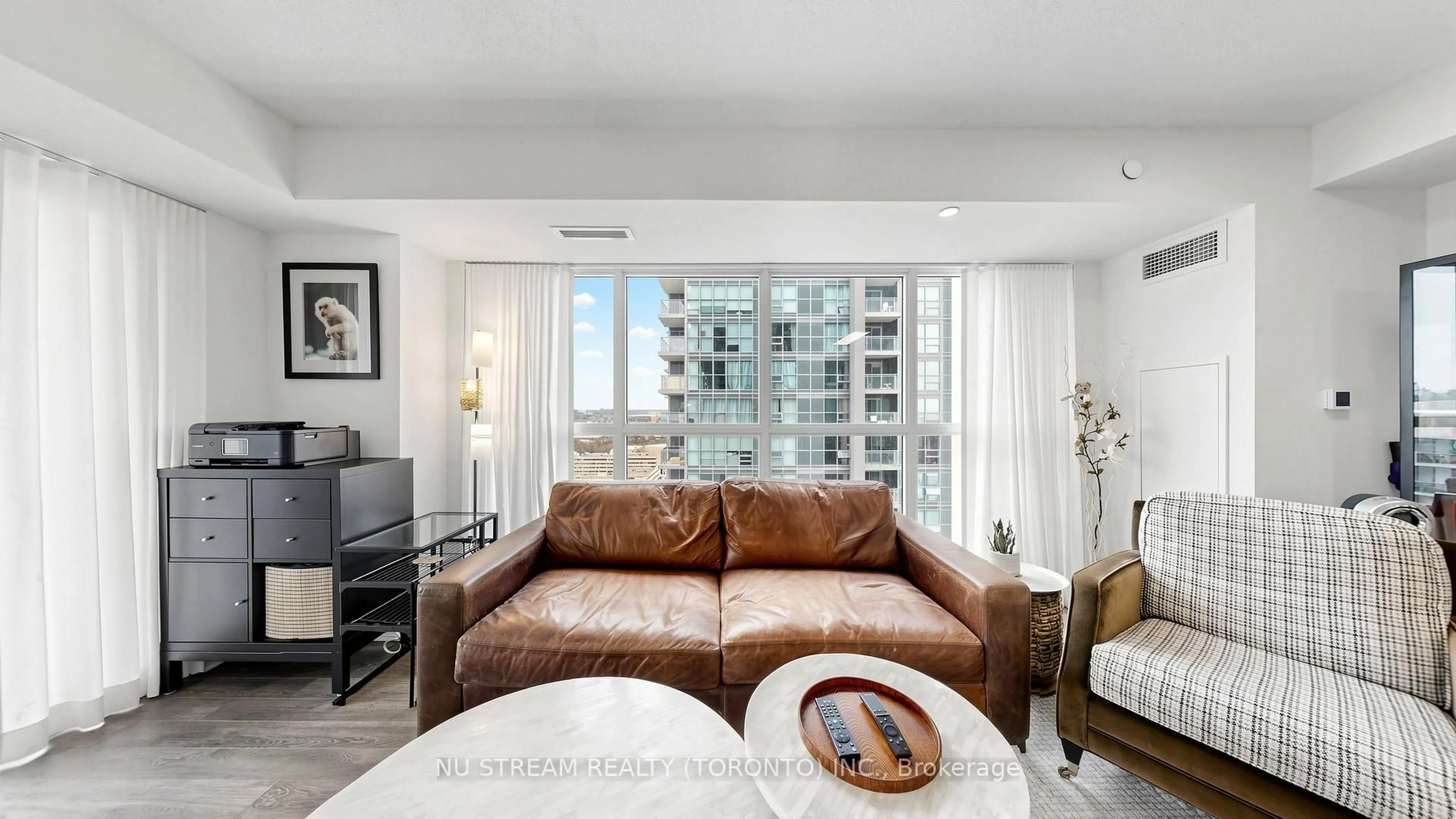 Living room with furniture, unknown for 20 Meadowglen Pl #2109, Toronto Ontario M1G 0A9