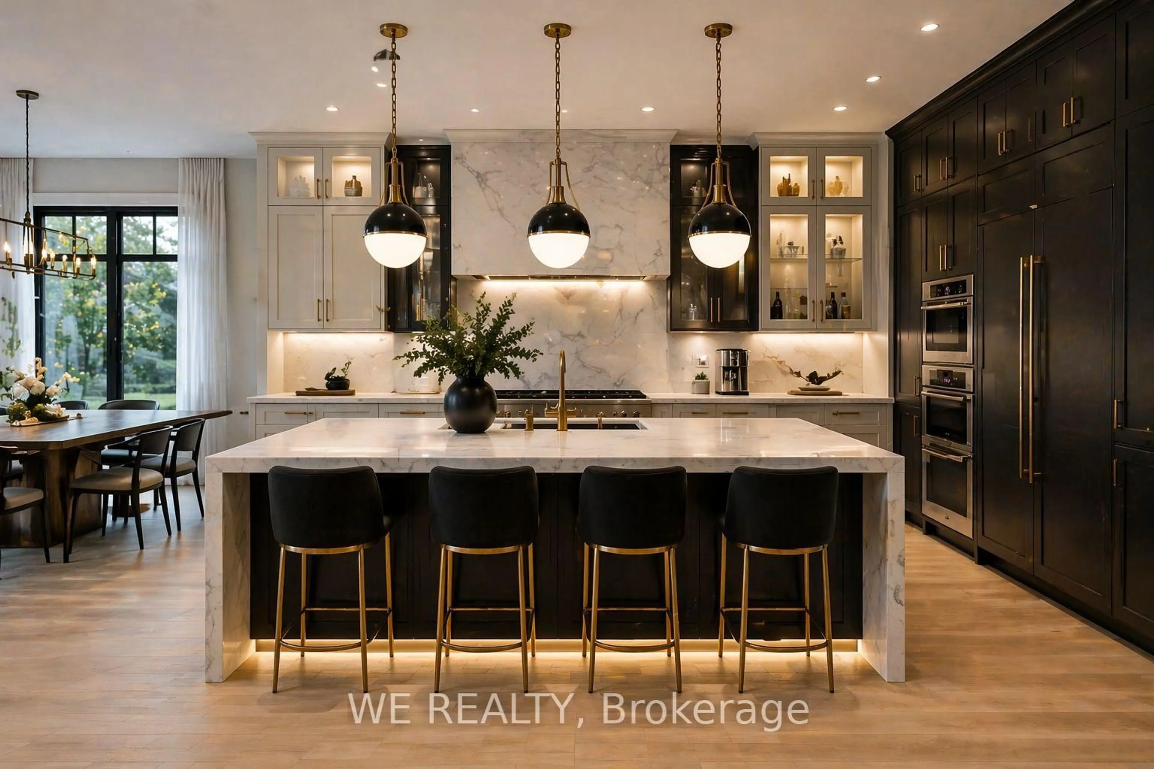 Contemporary kitchen, wood/laminate floor for 327 Sheppard Ave, Pickering Ontario L1V 1E6