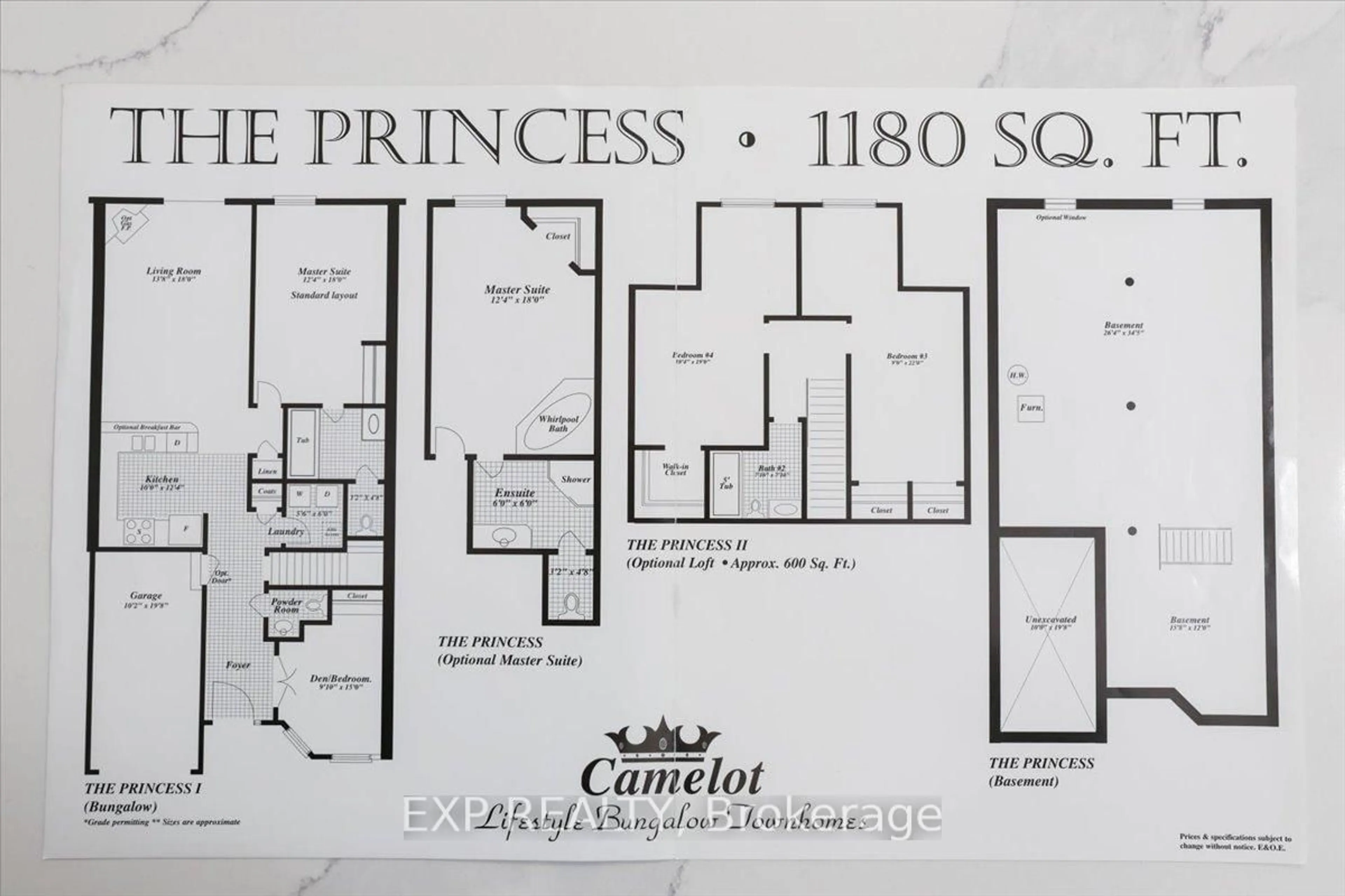 Floor plan for 1111 Wilson Rd #14, Oshawa Ontario L1G 8C2