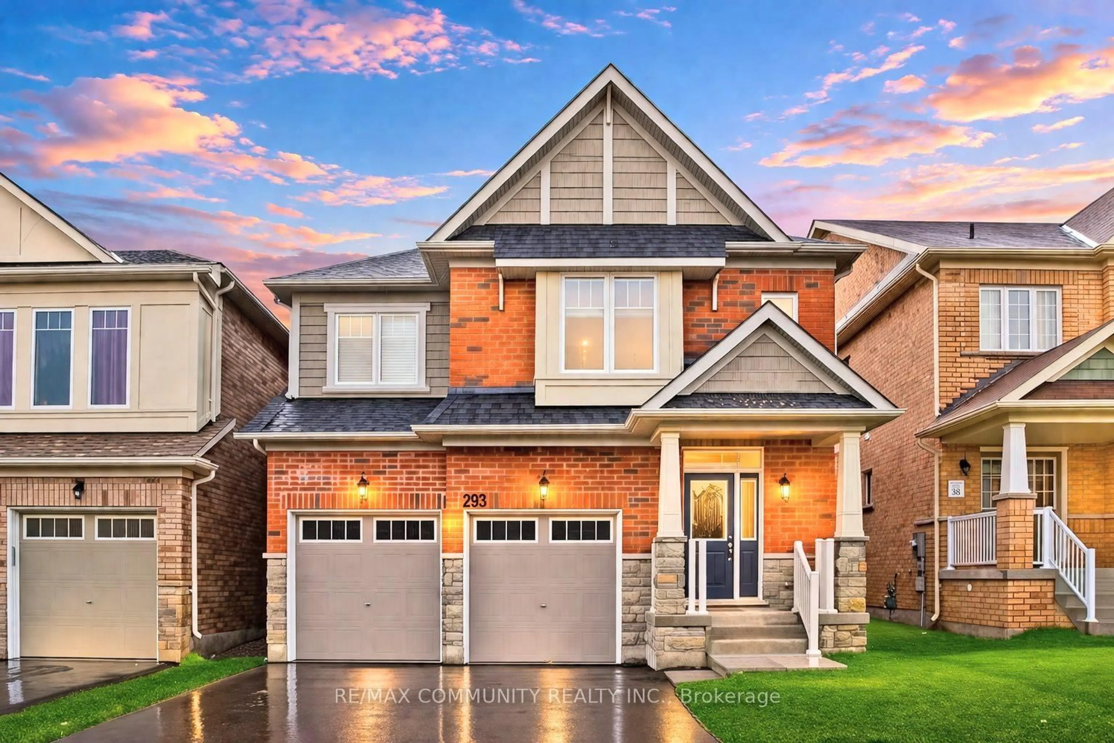 Home with brick exterior material, street for 293 Pimlico Dr, Oshawa Ontario L1H 7K4