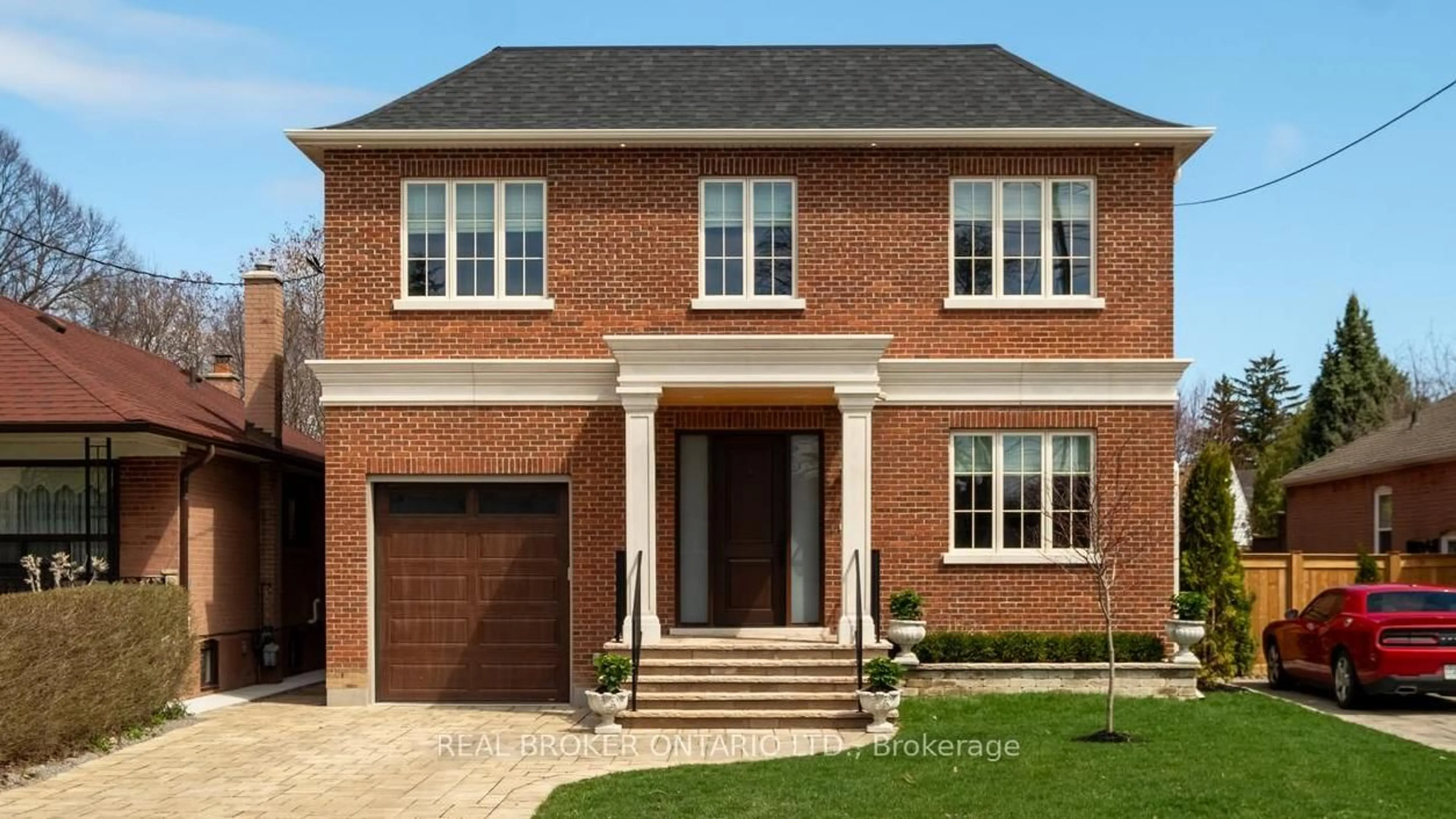 Home with brick exterior material, street for 16 Glenshaw Cres, Toronto Ontario M4B 2C9