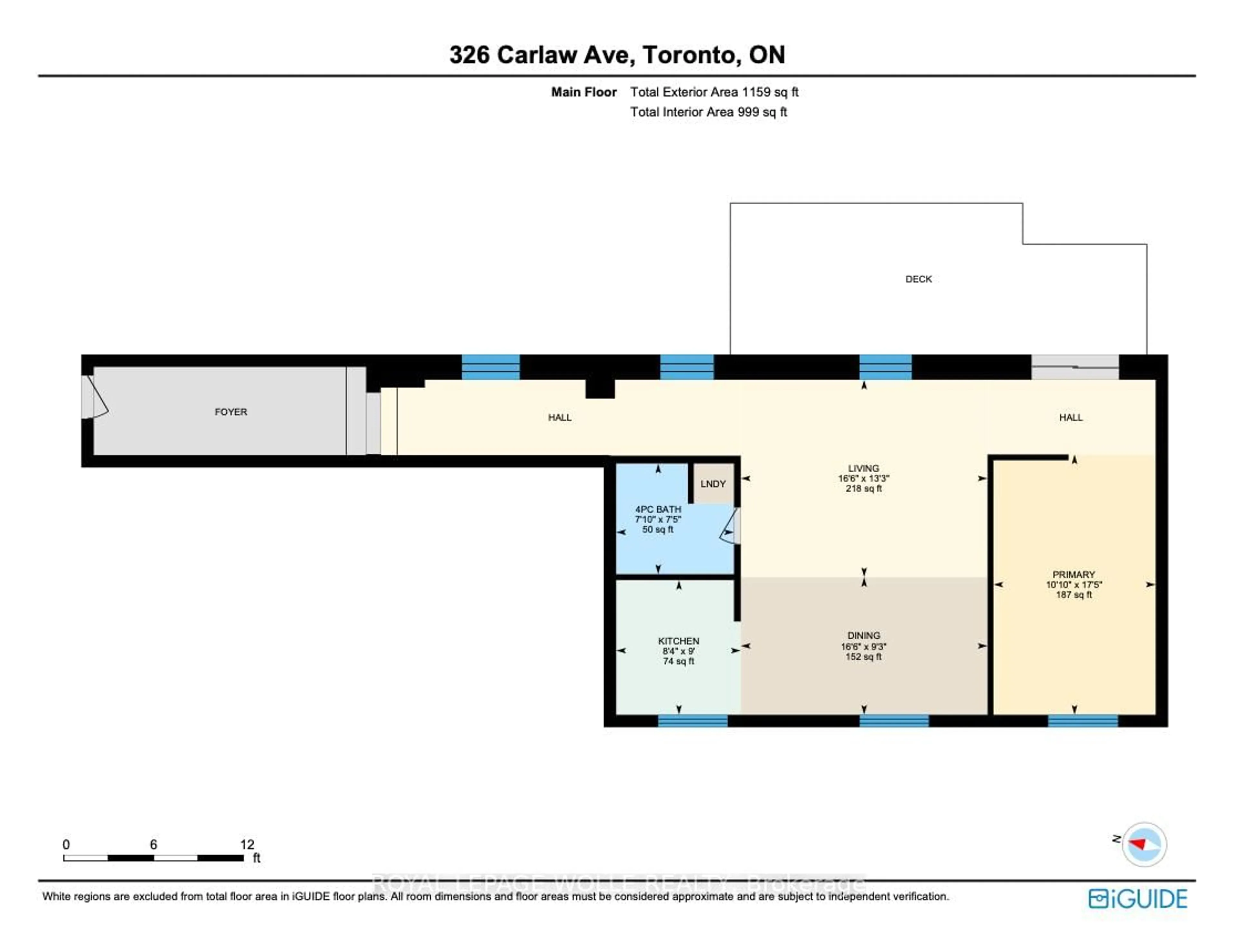Floor plan for 326 Carlaw Ave #211, Toronto Ontario M4M 3N8
