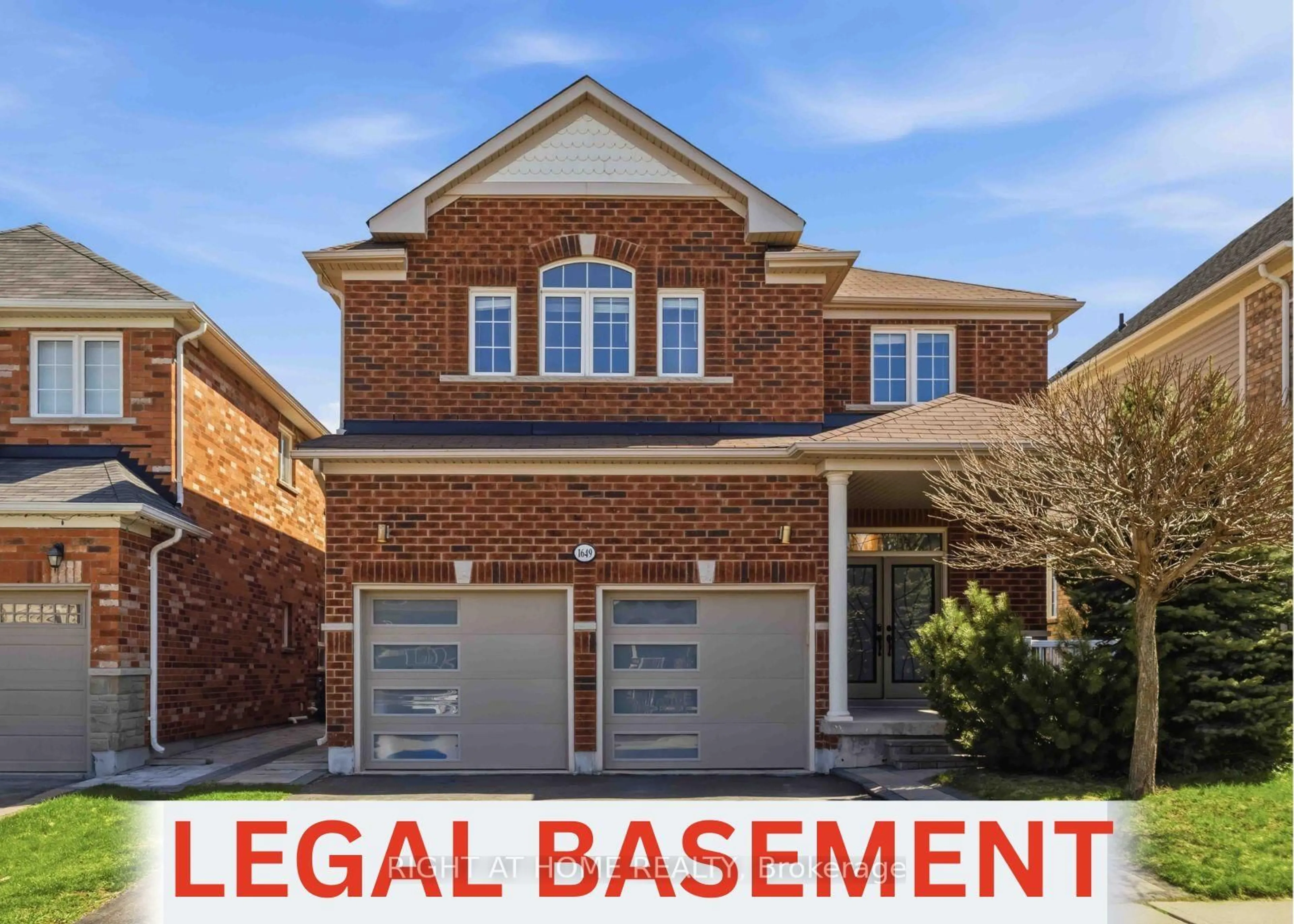 Home with brick exterior material, street for 1649 Quail Run Dr, Oshawa Ontario L1K 0L9