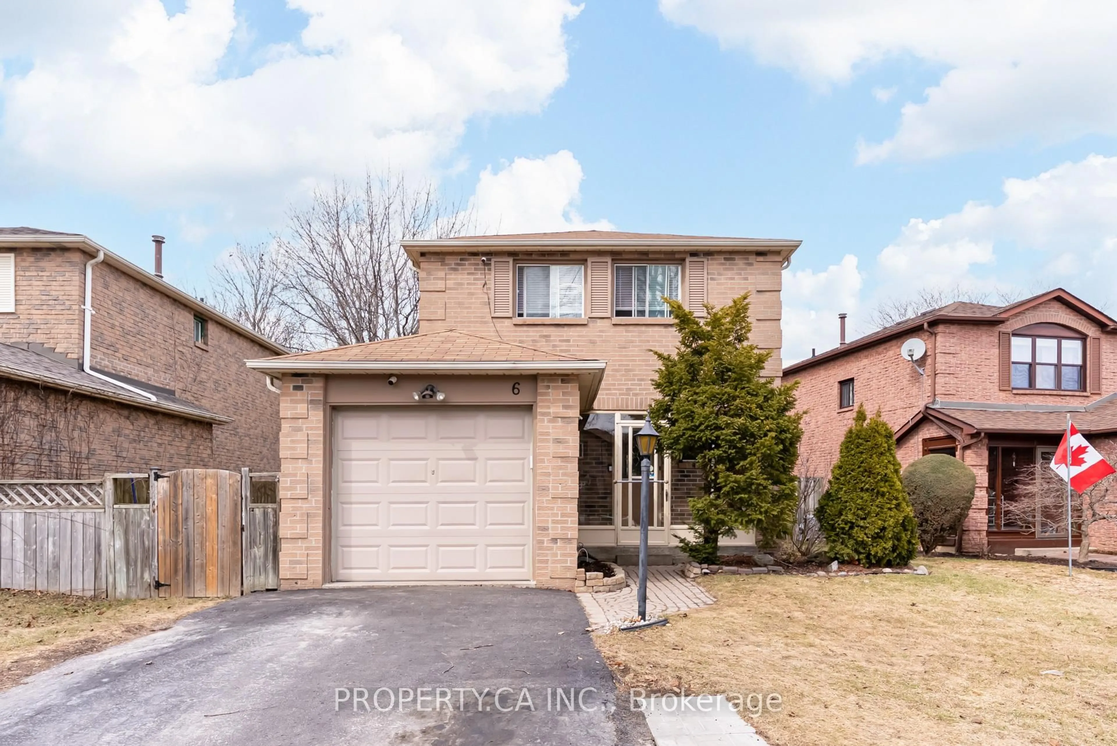 Home with brick exterior material, street for 6 Hendley Dr, Ajax Ontario L1T 2C6