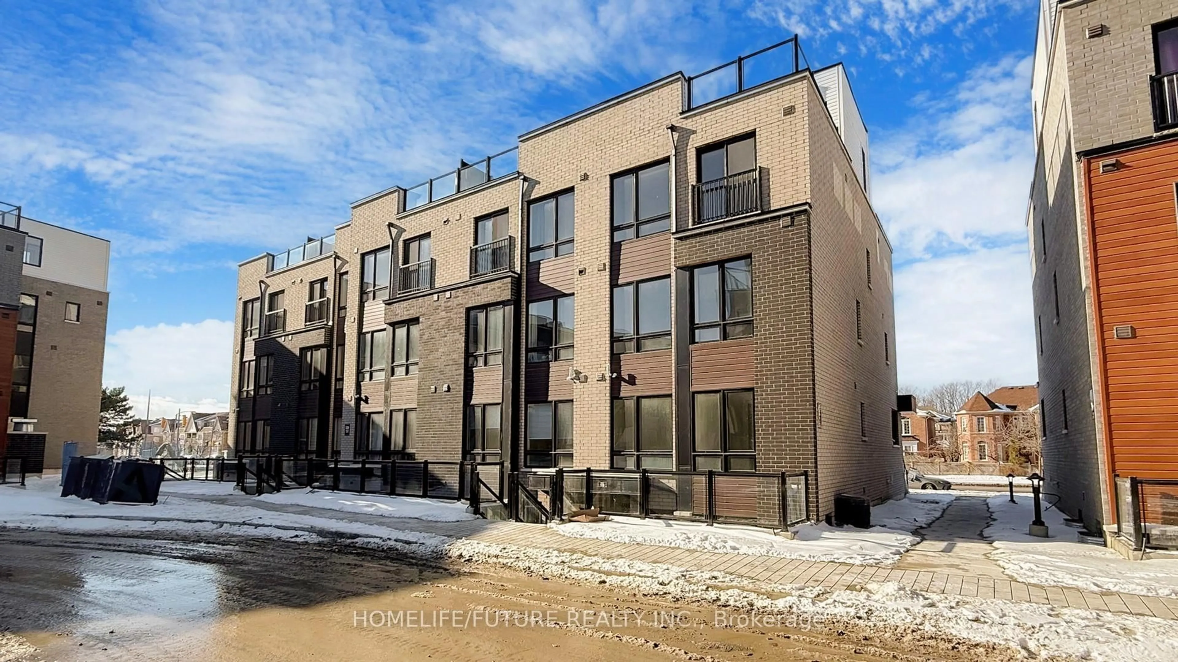 Home with brick exterior material, street for 235 Mclevin Ave #21, Toronto Ontario M1B 0E8
