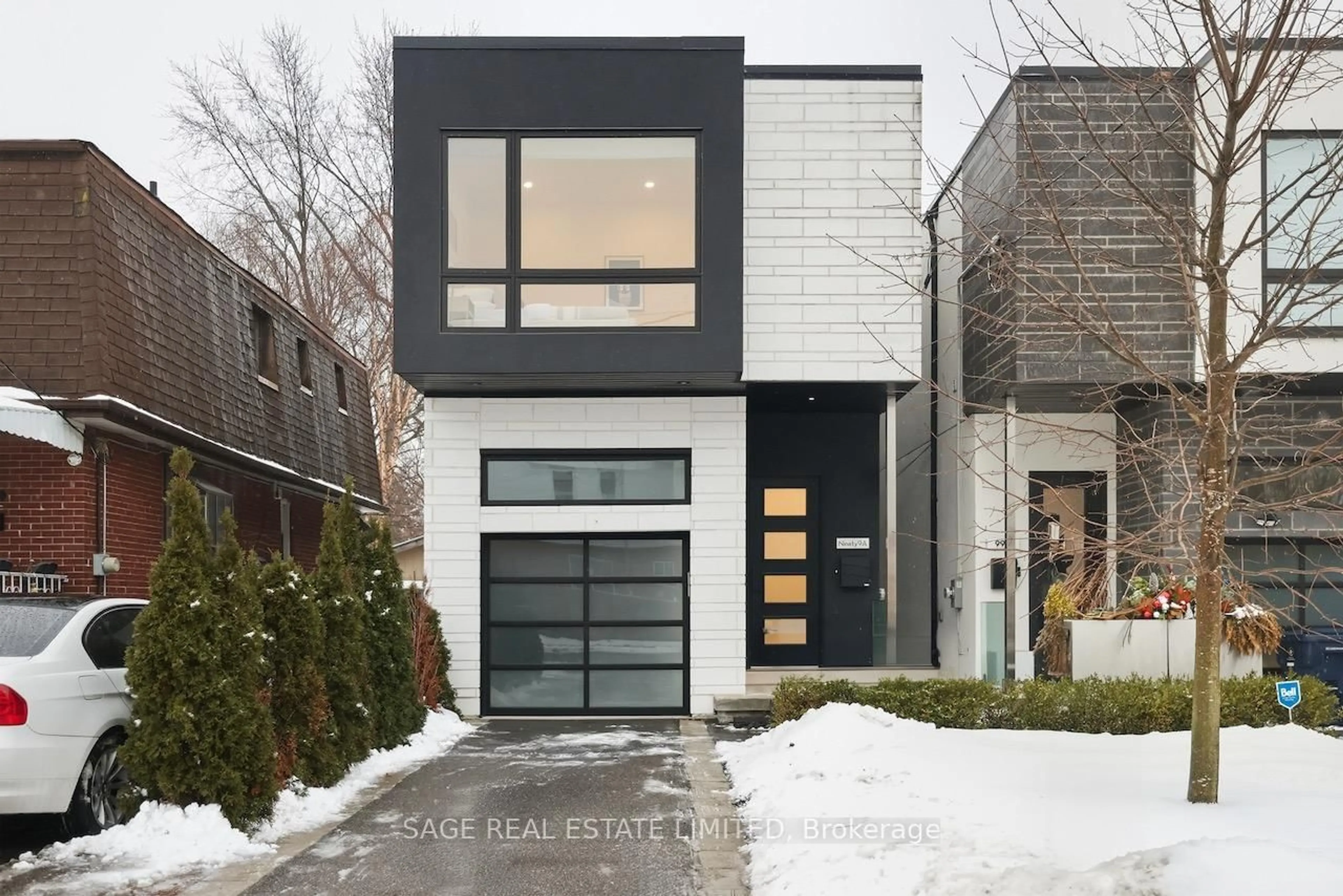 Home with brick exterior material, street for 99A Memorial Park Ave, Toronto Ontario M4J 2K1