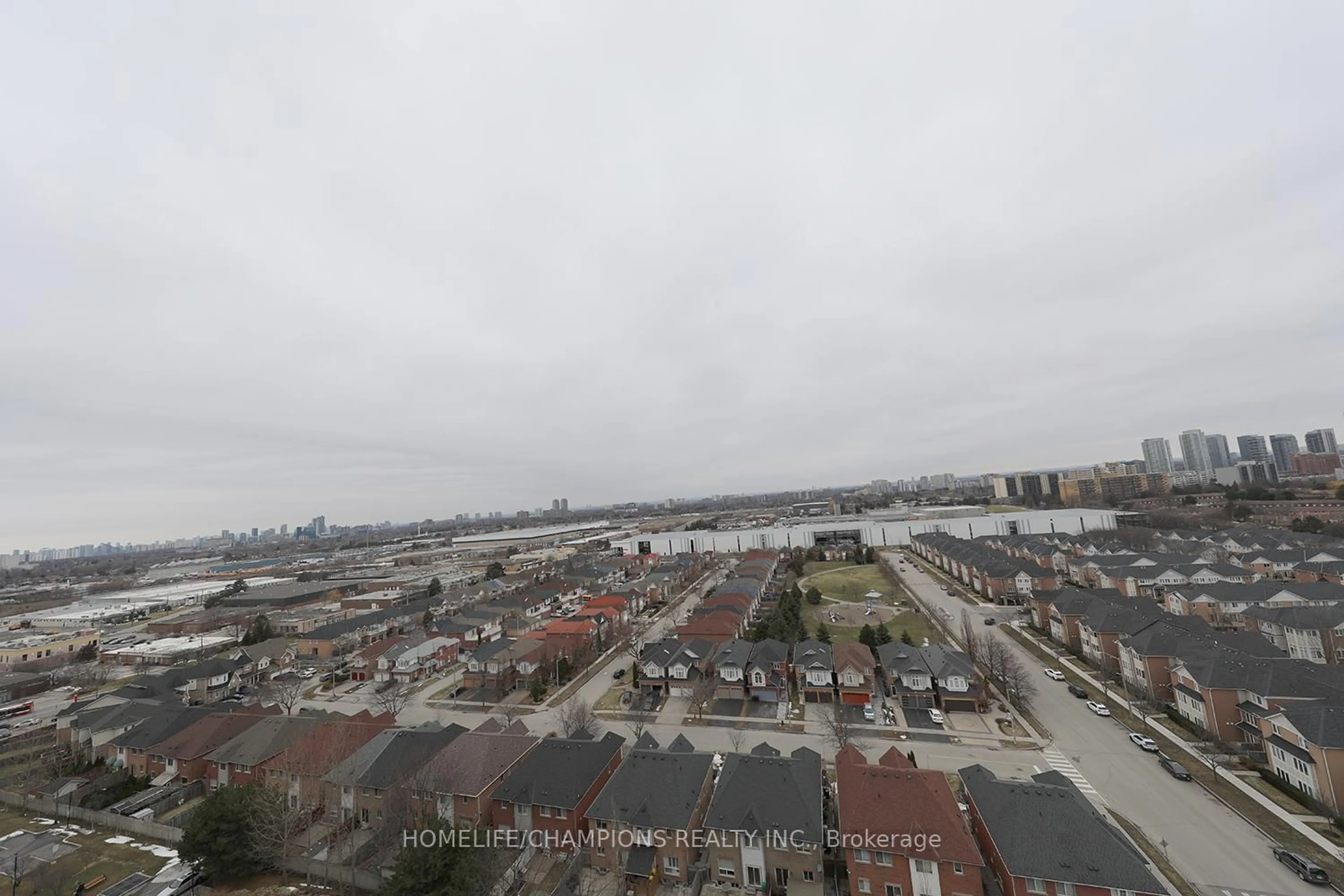 A pic from outside/outdoor area/front of a property/back of a property/a pic from drone, city buildings view from balcony for 8 Mondeo Dr #PH15, Toronto Ontario M1P 5C7