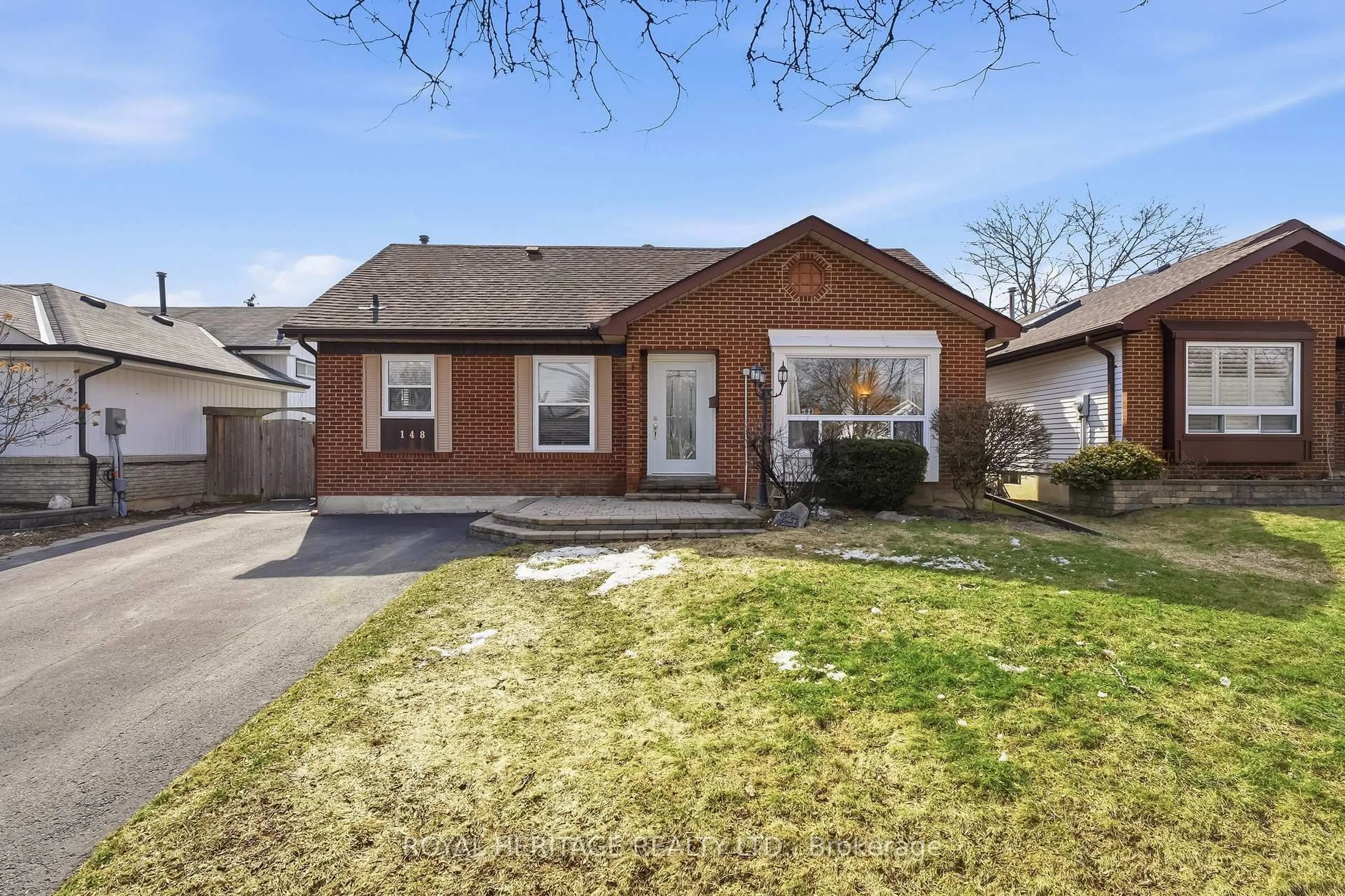 Home with brick exterior material, street for 148 Guthrie Cres, Whitby Ontario L1P 1A8