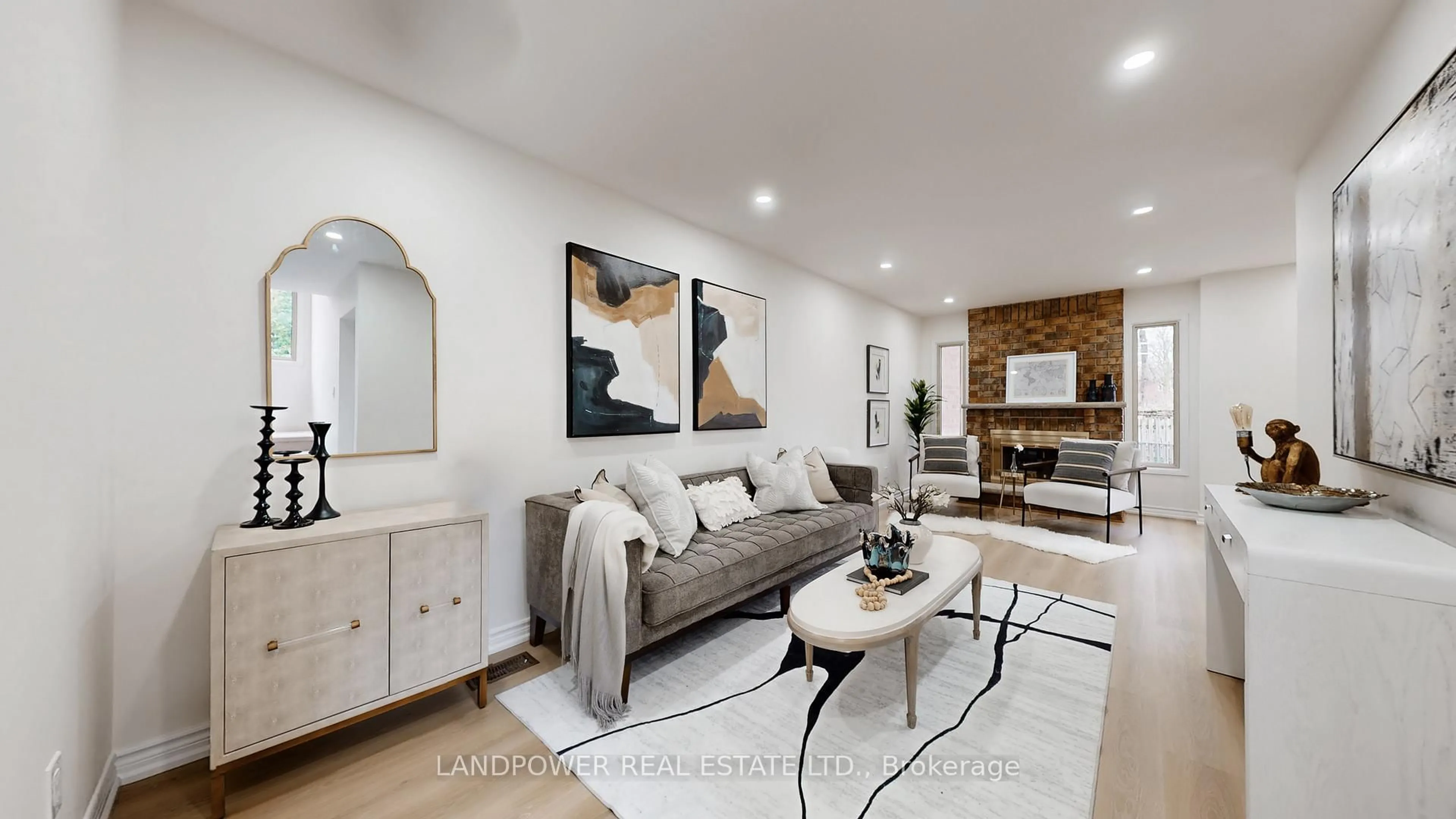 Living room with furniture, ceramic/tile floor for 10 Cardwell Ave #64, Toronto Ontario M1S 4T3